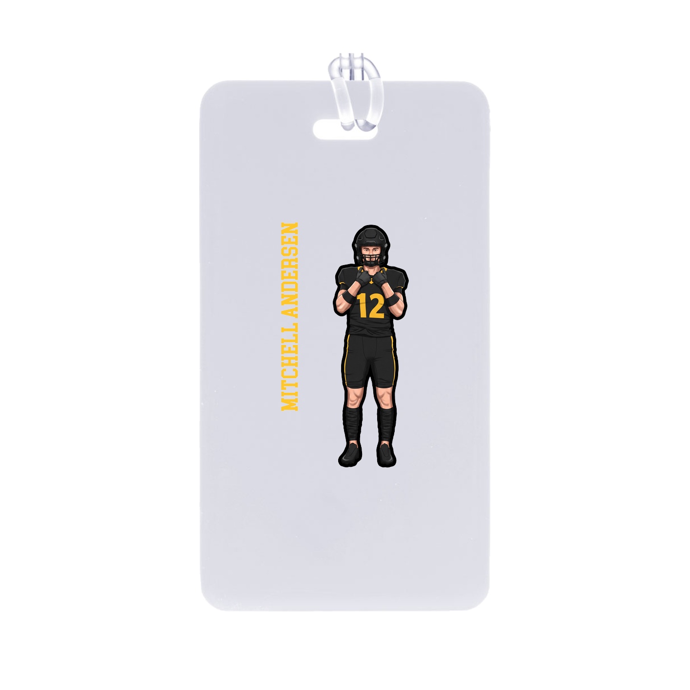 Bag Tag — Name Vertical in Classic