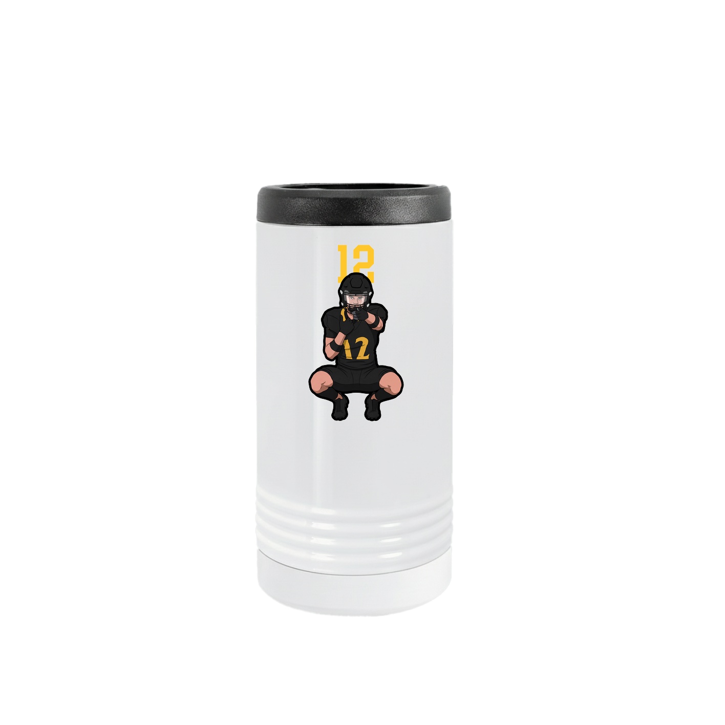 Slim Beverage Holder — Number Top in White