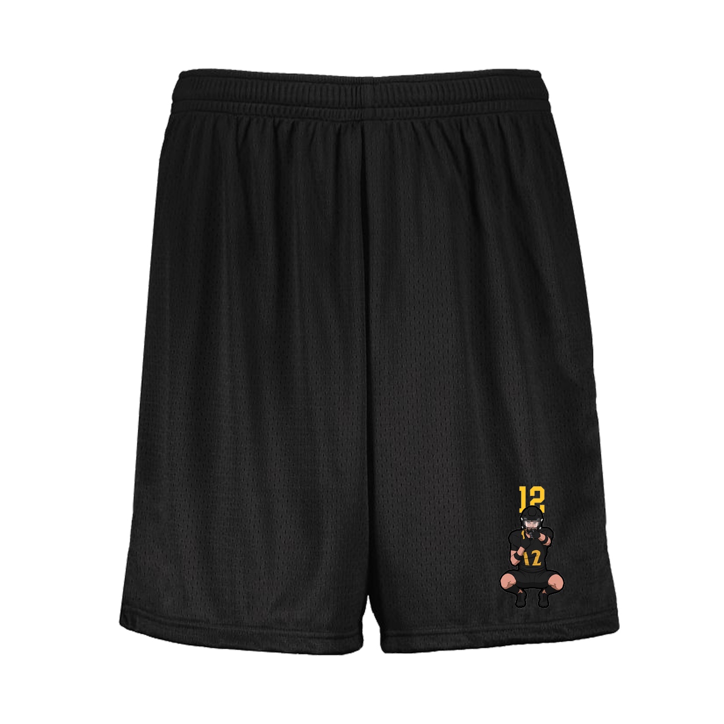 Shorts — Number Top in Black