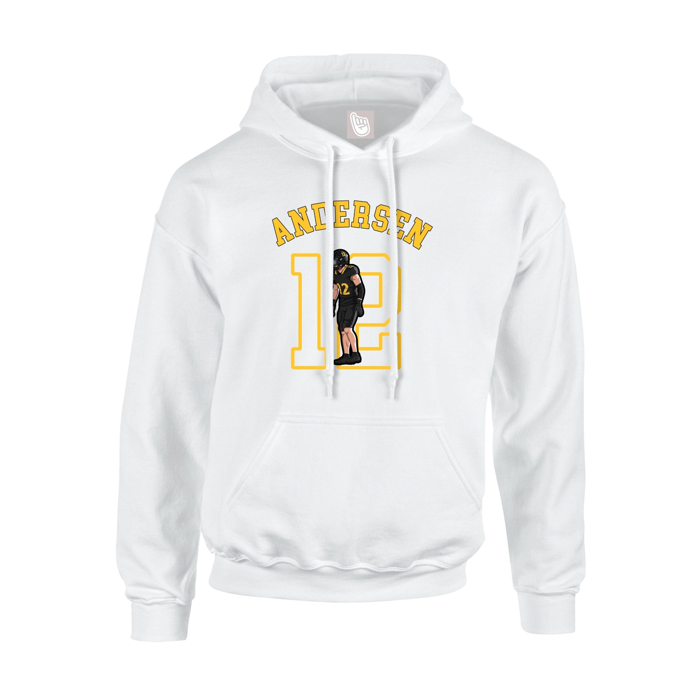 Hoodie — Shirsey Arch in White