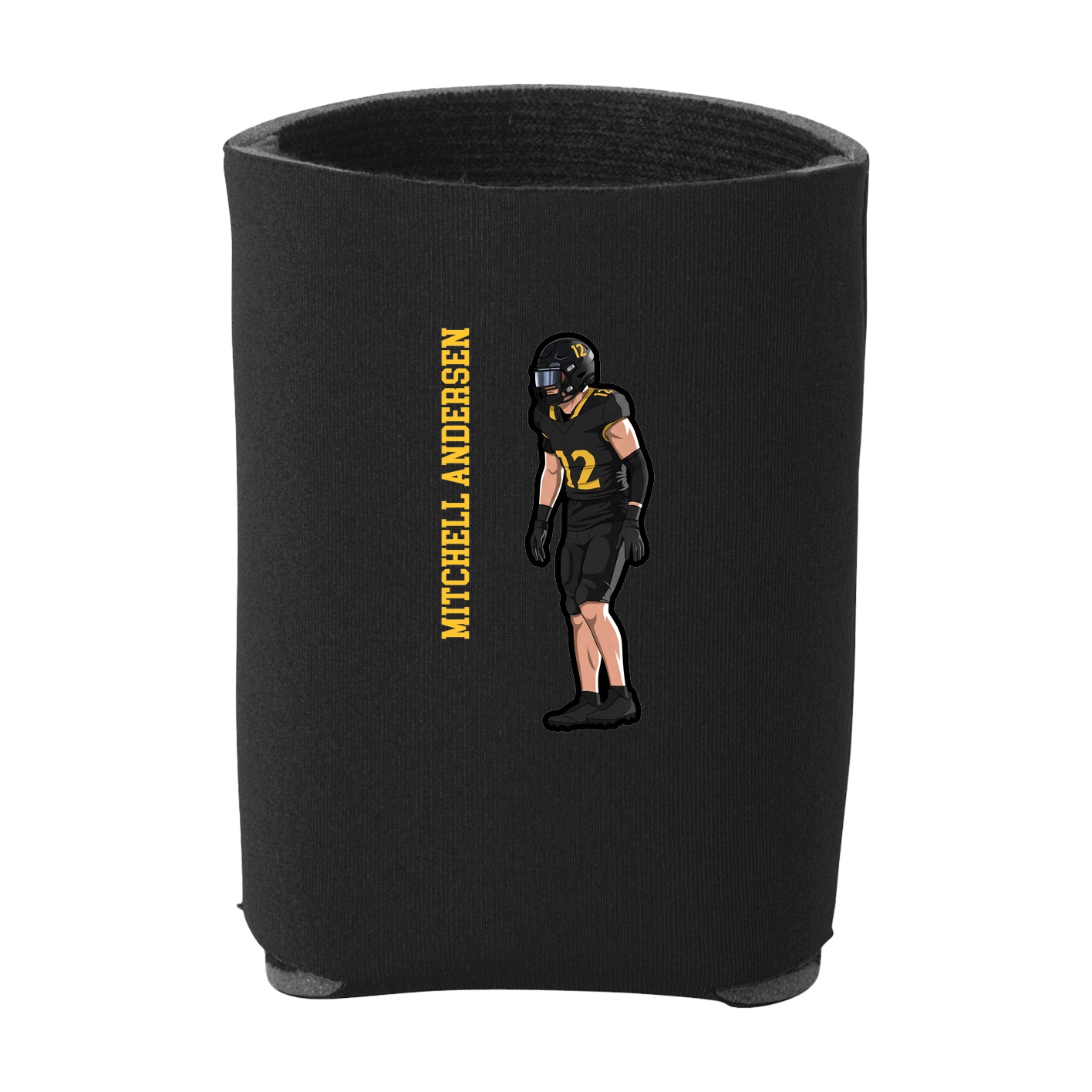 Can Holder — Name Vertical in Black
