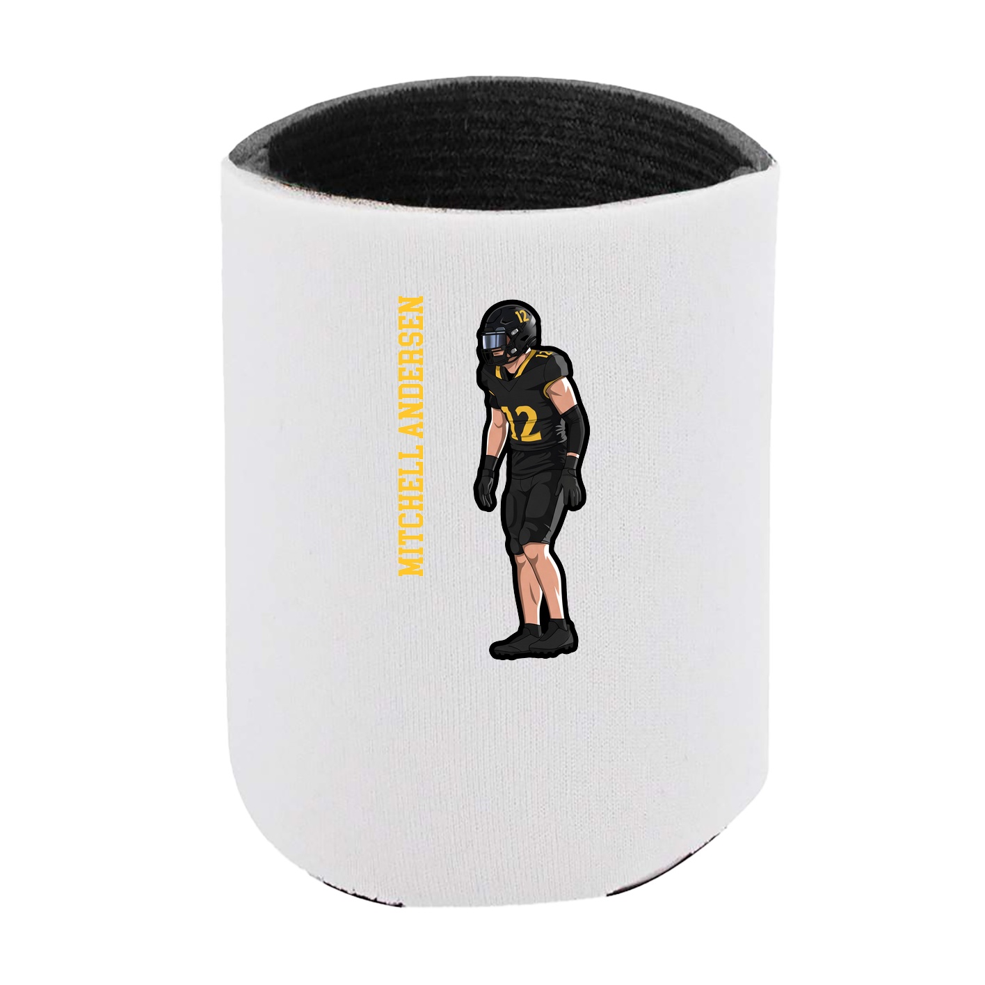 Can Holder — Name Vertical in White