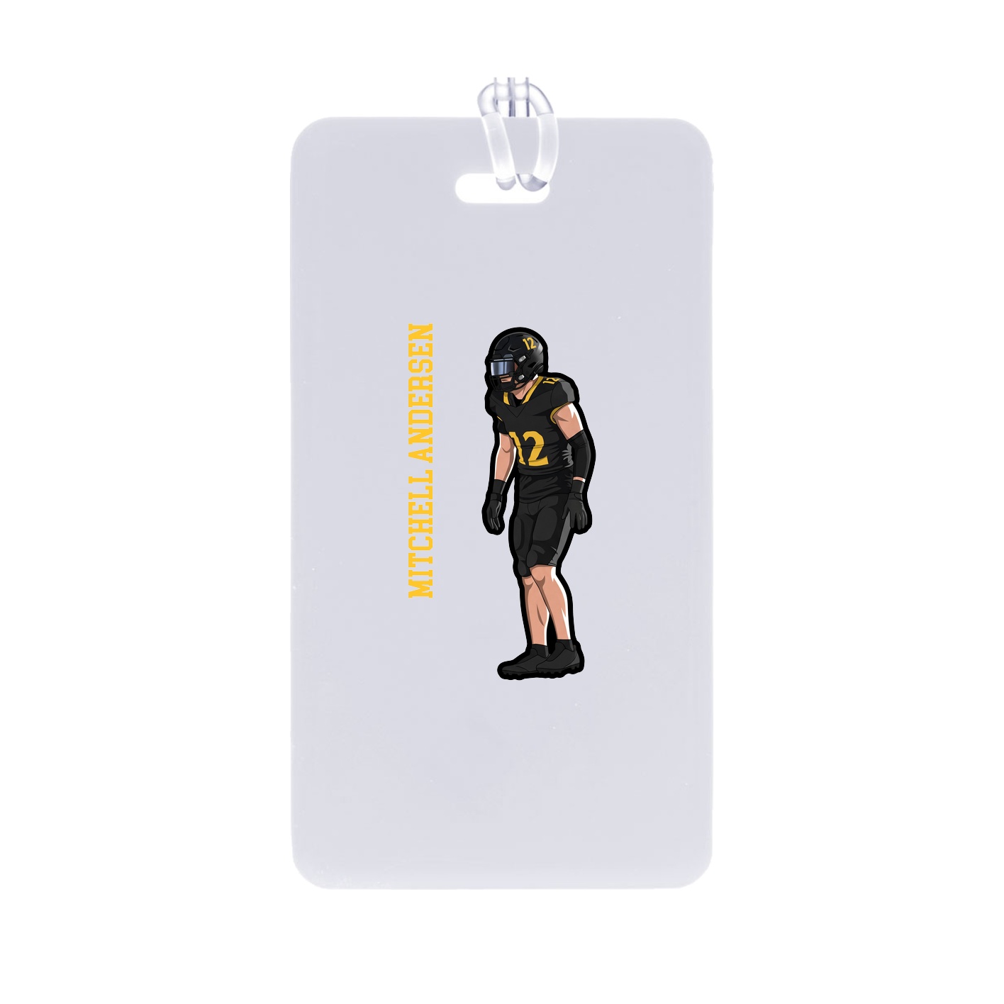 Bag Tag — Name Vertical in Classic