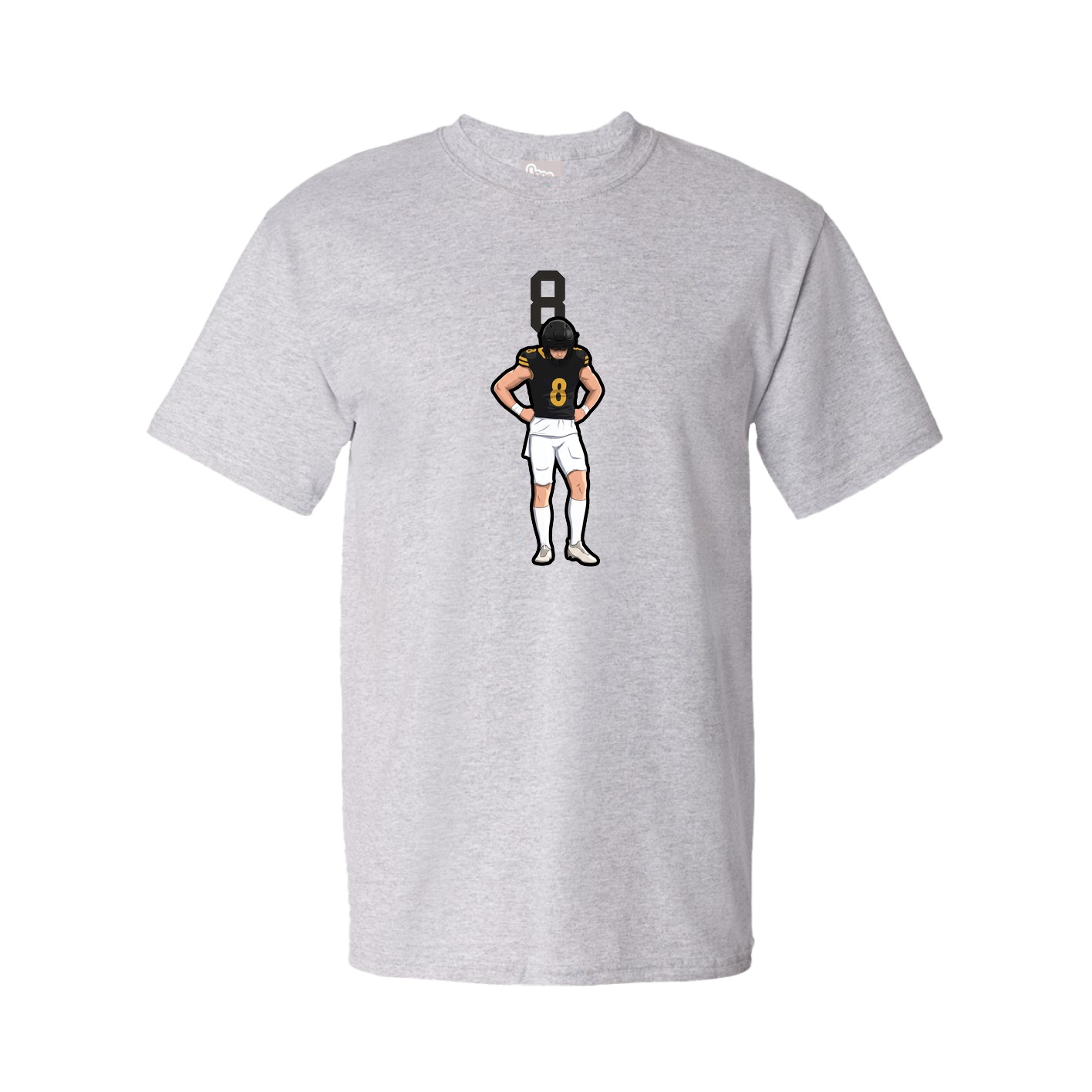 Tee — Number Top in Grey
