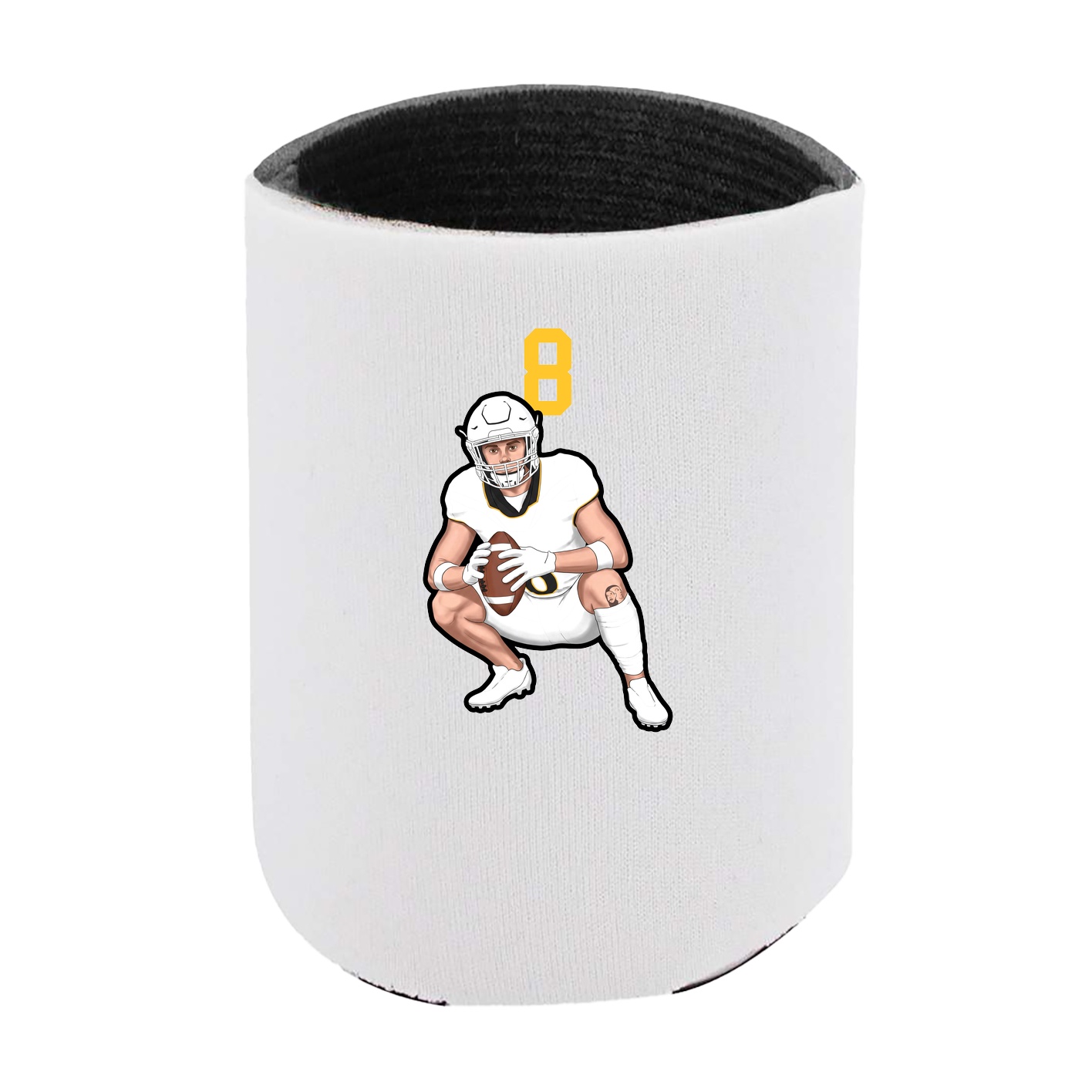 Can Holder — Number Top in White