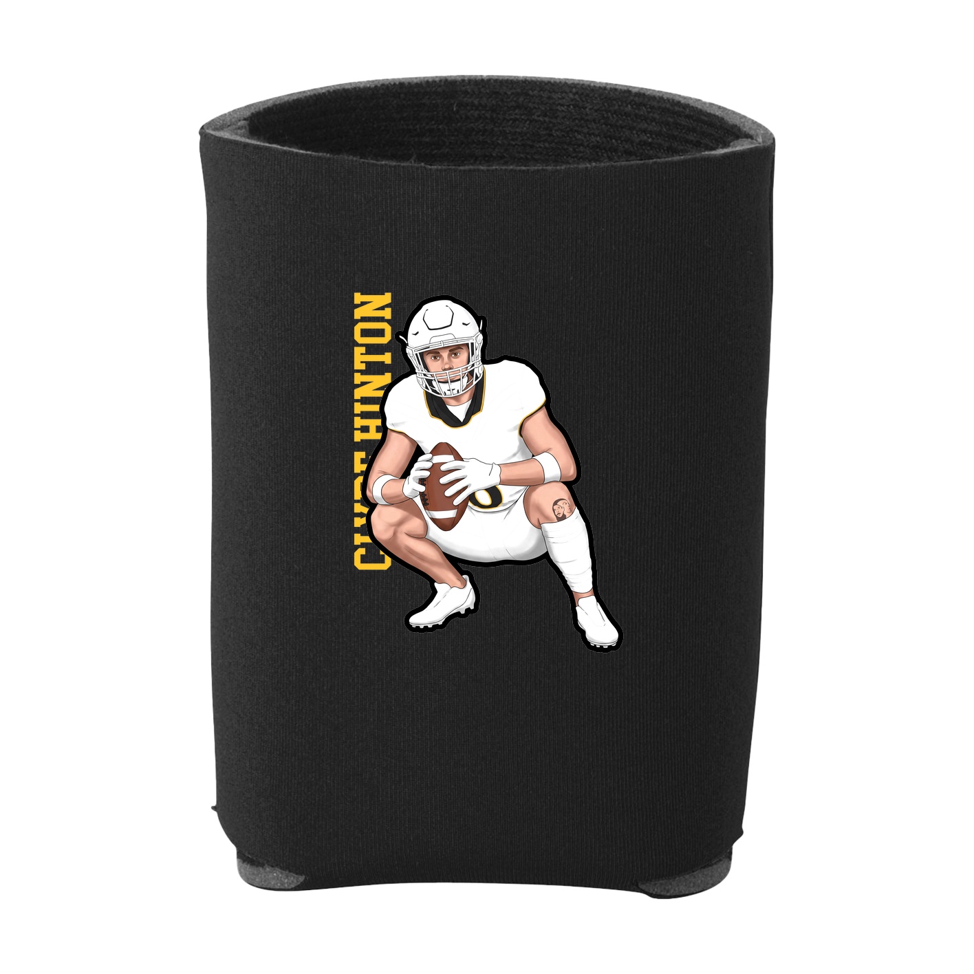 Can Holder — Name Vertical in Black