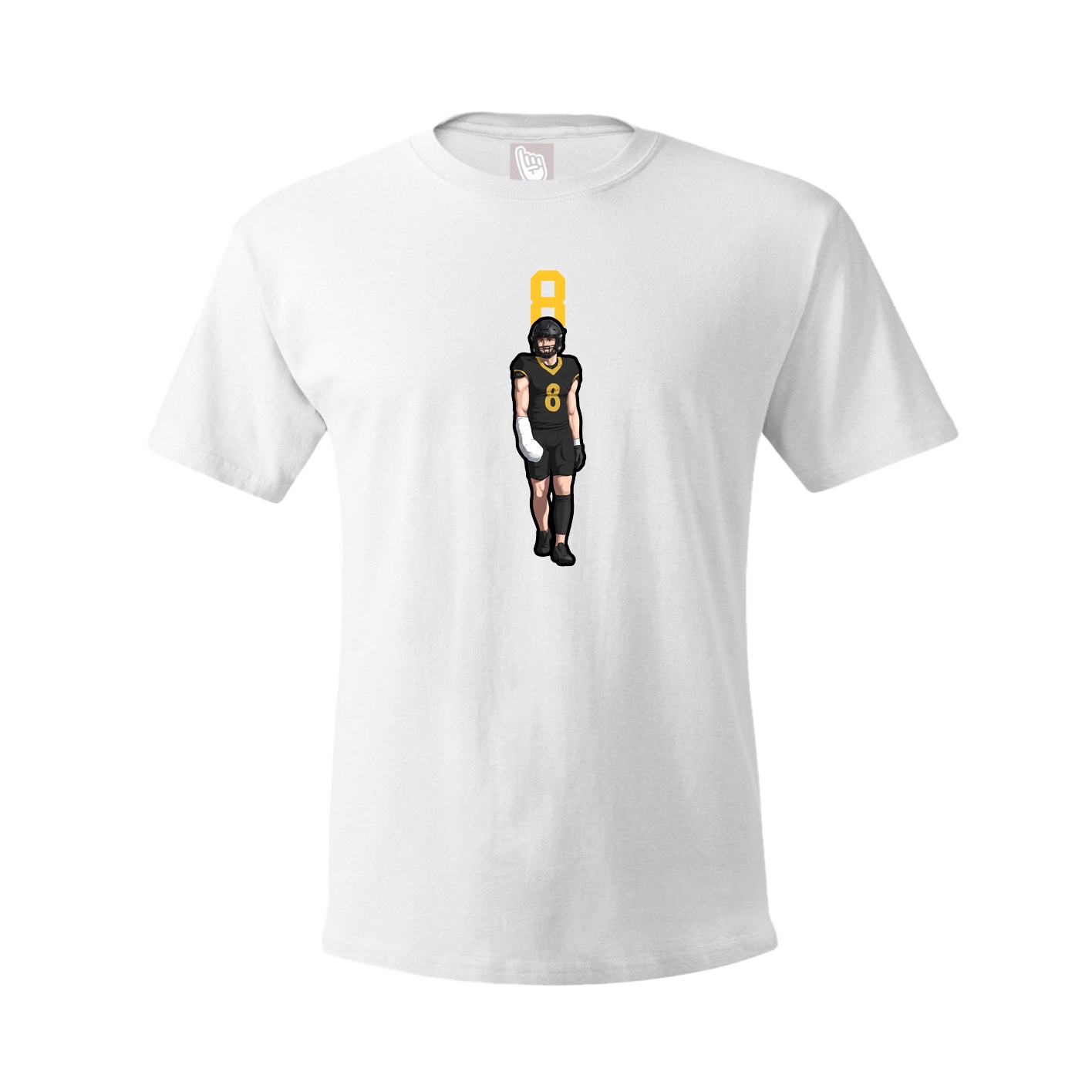 Tee — Number Top in White