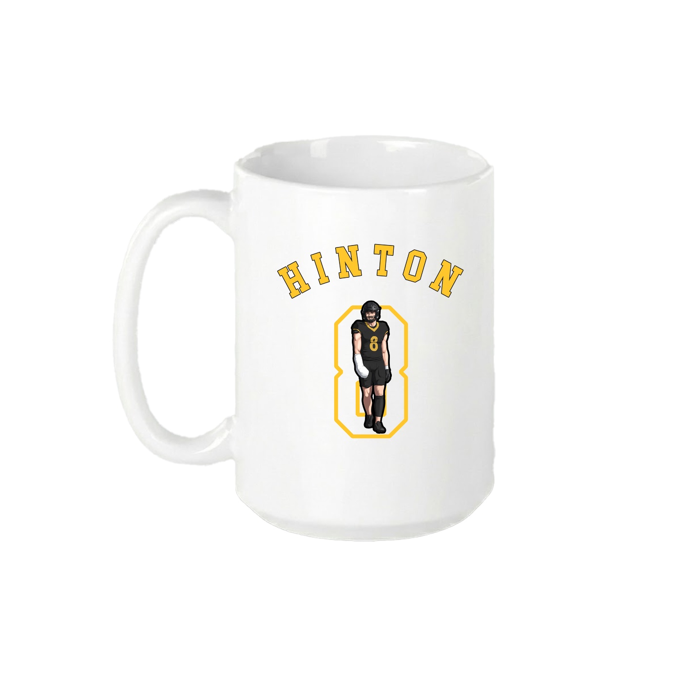 15oz Coffee Mug — Shirsey Arch in White