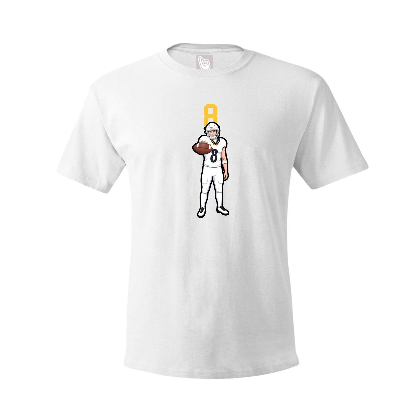 Tee — Number Top in White