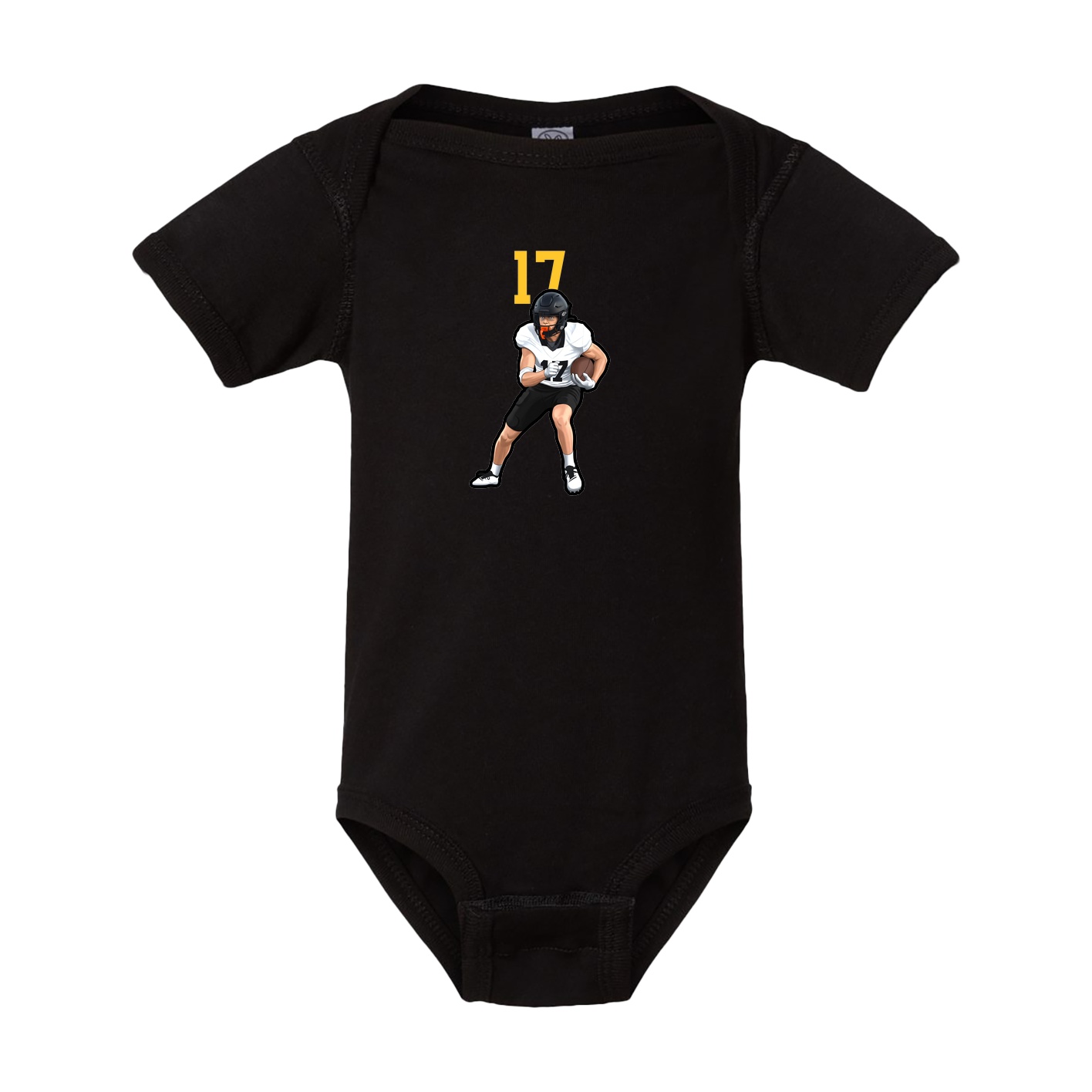 Baby Onesie — Number Top in Black