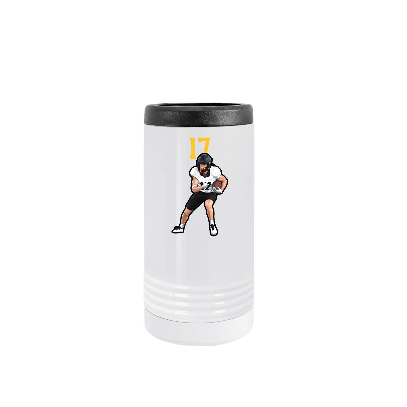 Slim Beverage Holder — Number Top in White