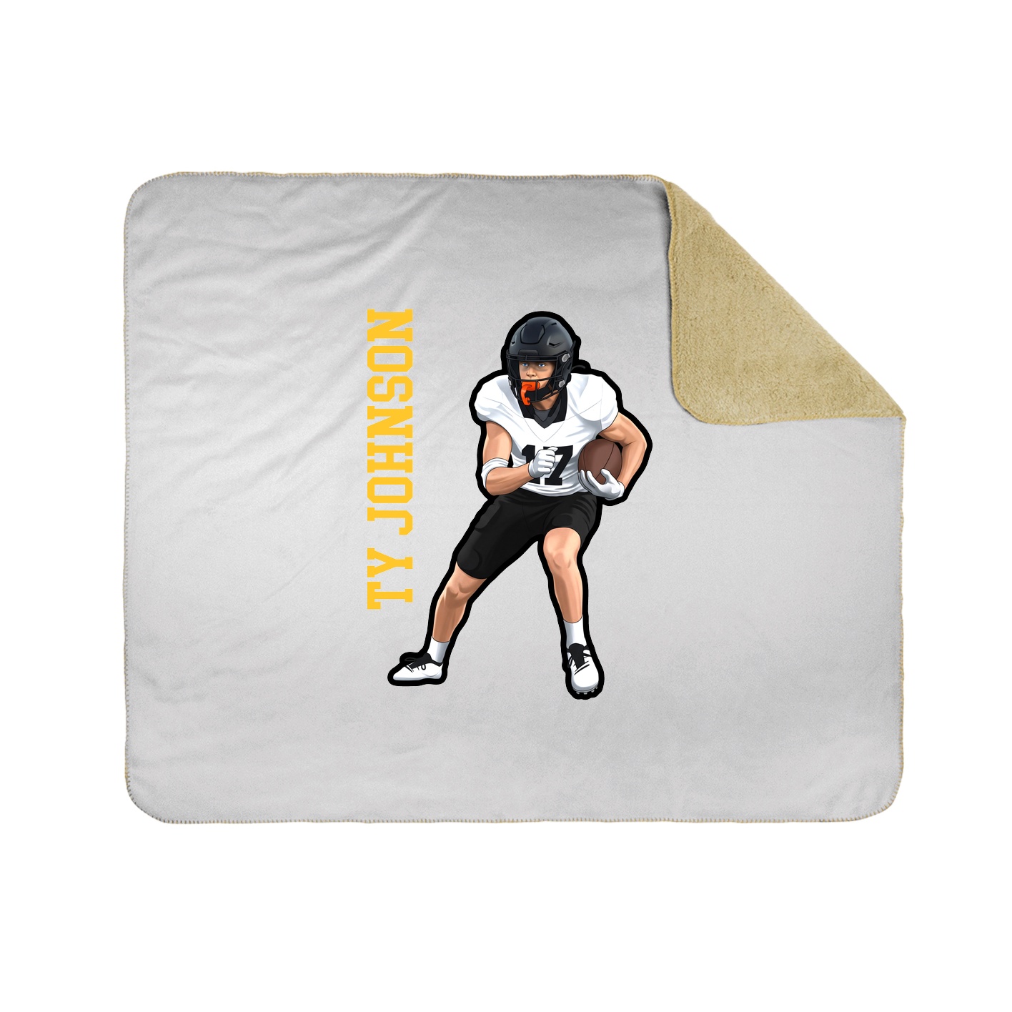 50x60 Sherpa Lined Throw Blanket