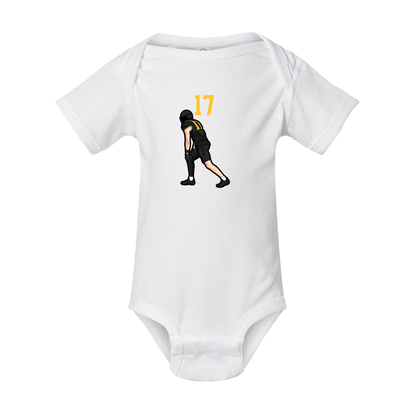 Baby Onesie — Number Top in White