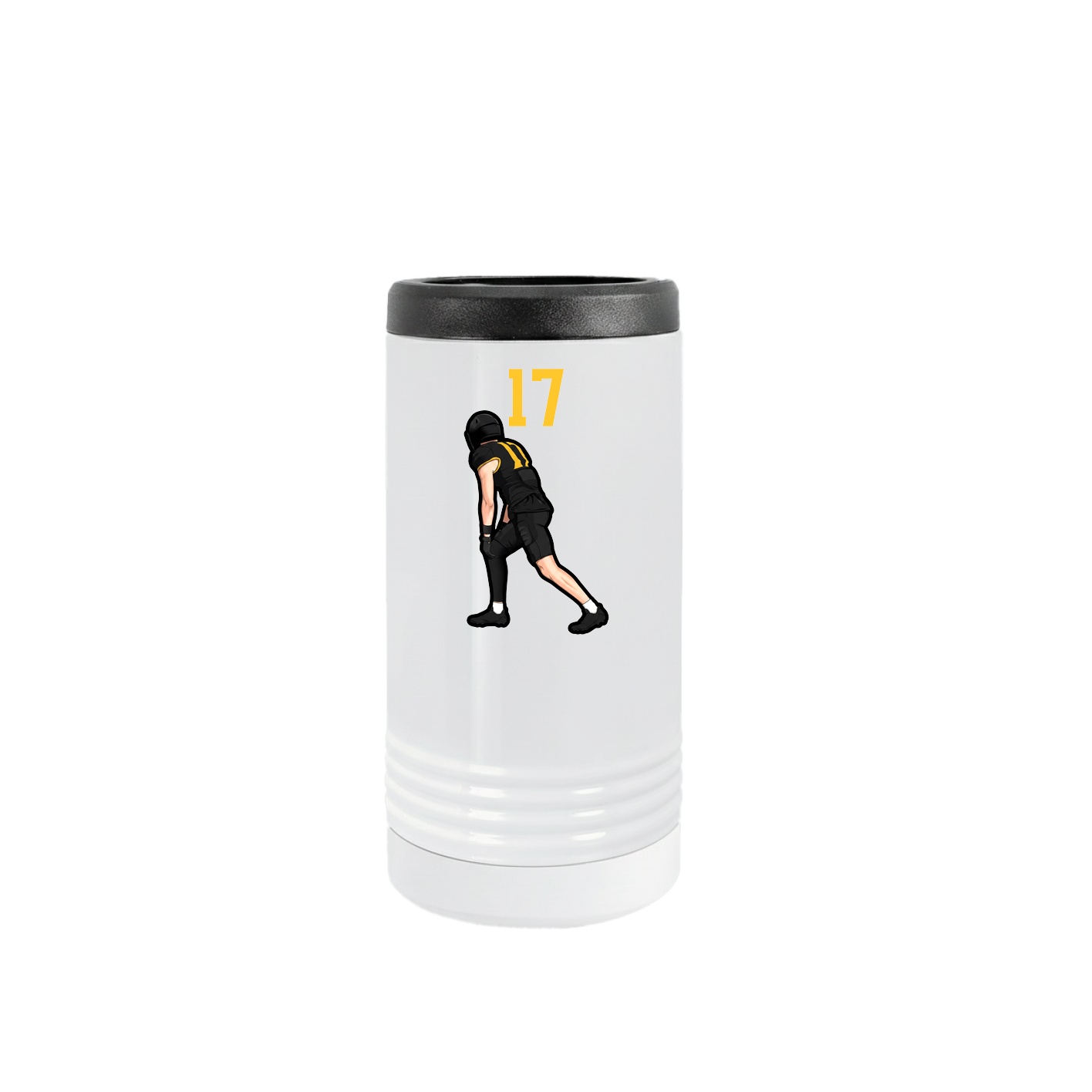 Slim Beverage Holder — Number Top in White