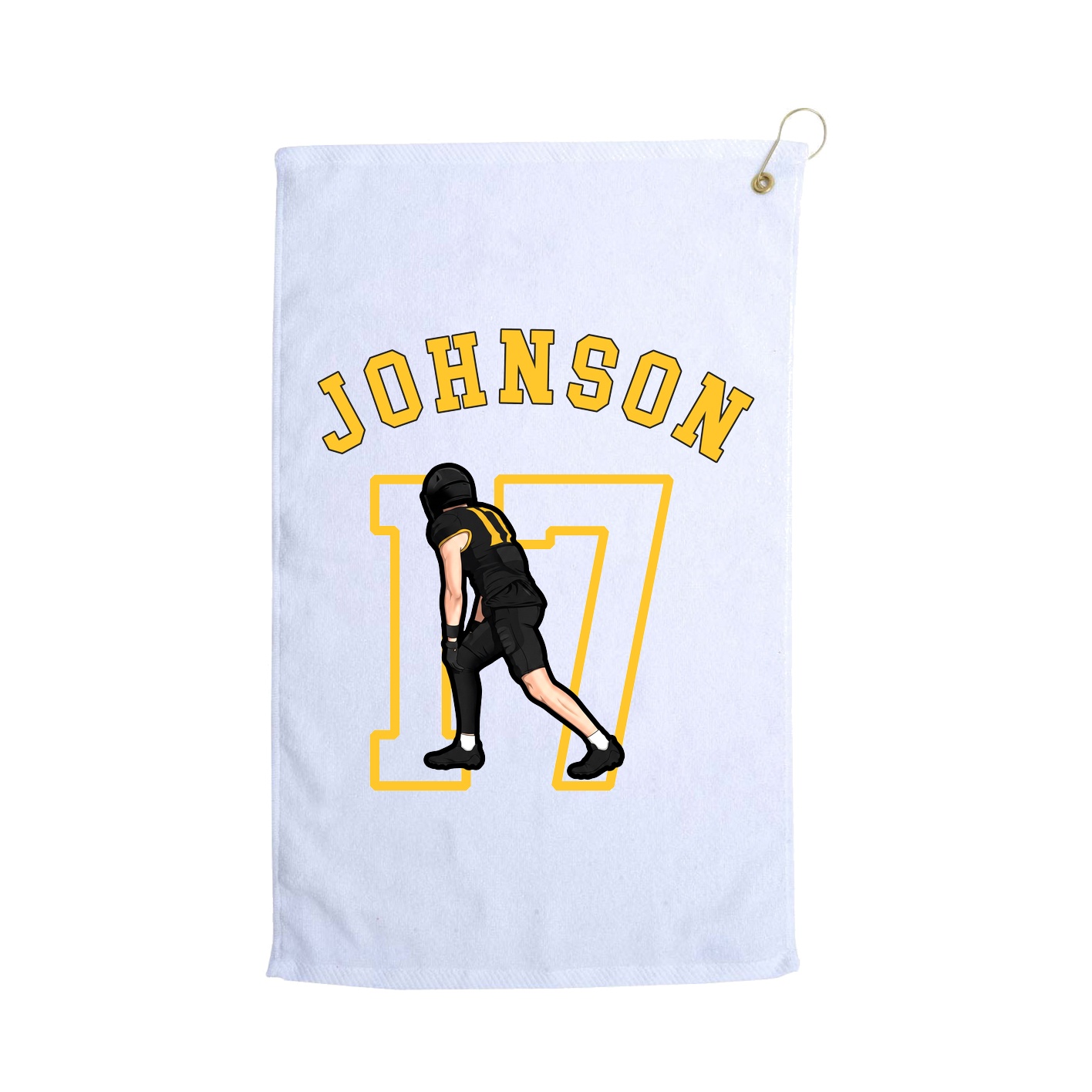 Golf Towel — Shirsey Arch in White
