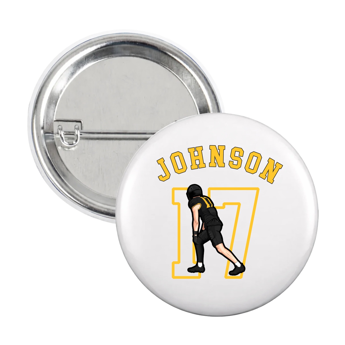 Game Day Button — Shirsey Arch in White