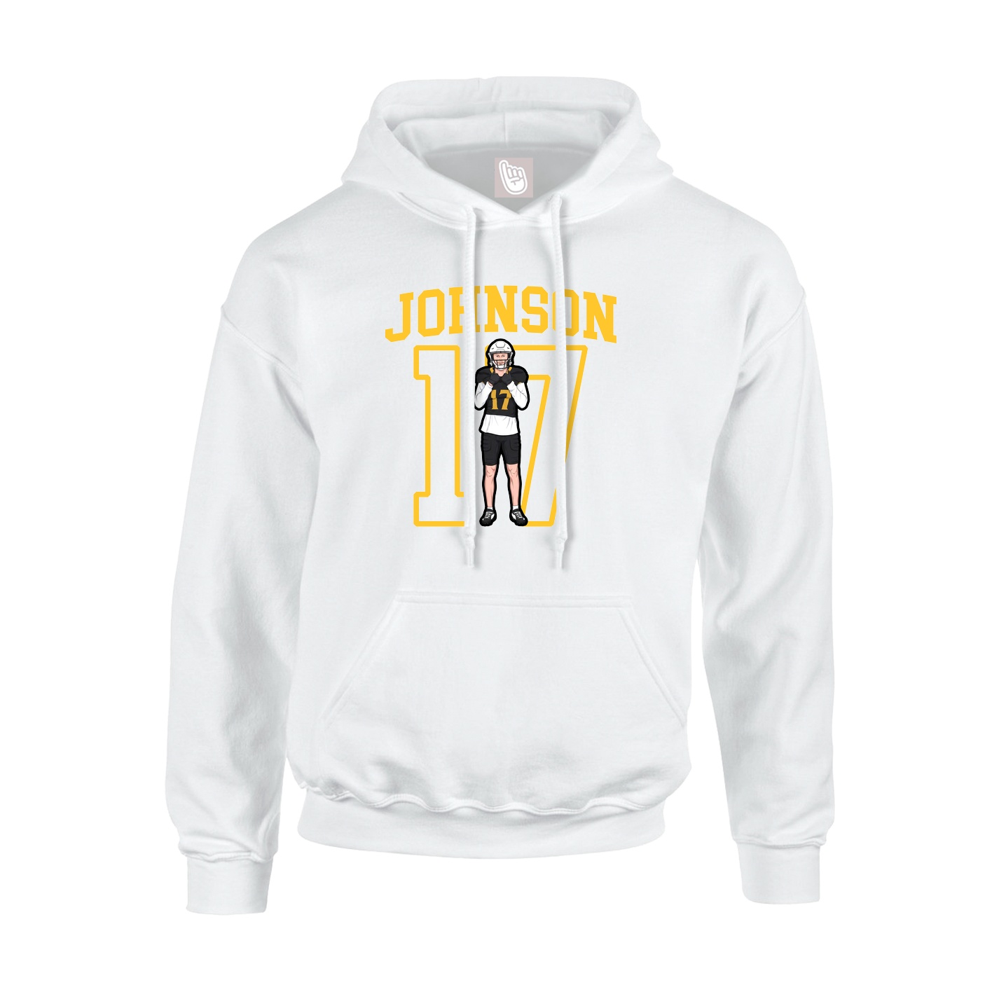 Youth Hoodie — Shirsey in White