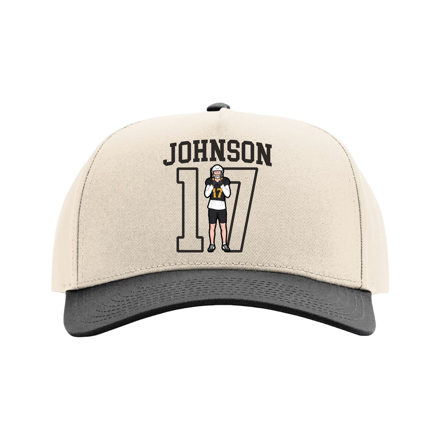 Full Fabric Five-Panel Champ Cap