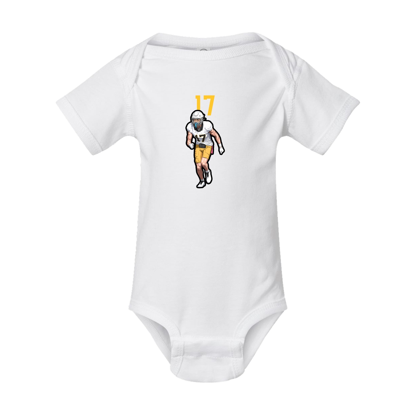 Baby Onesie — Number Top in White