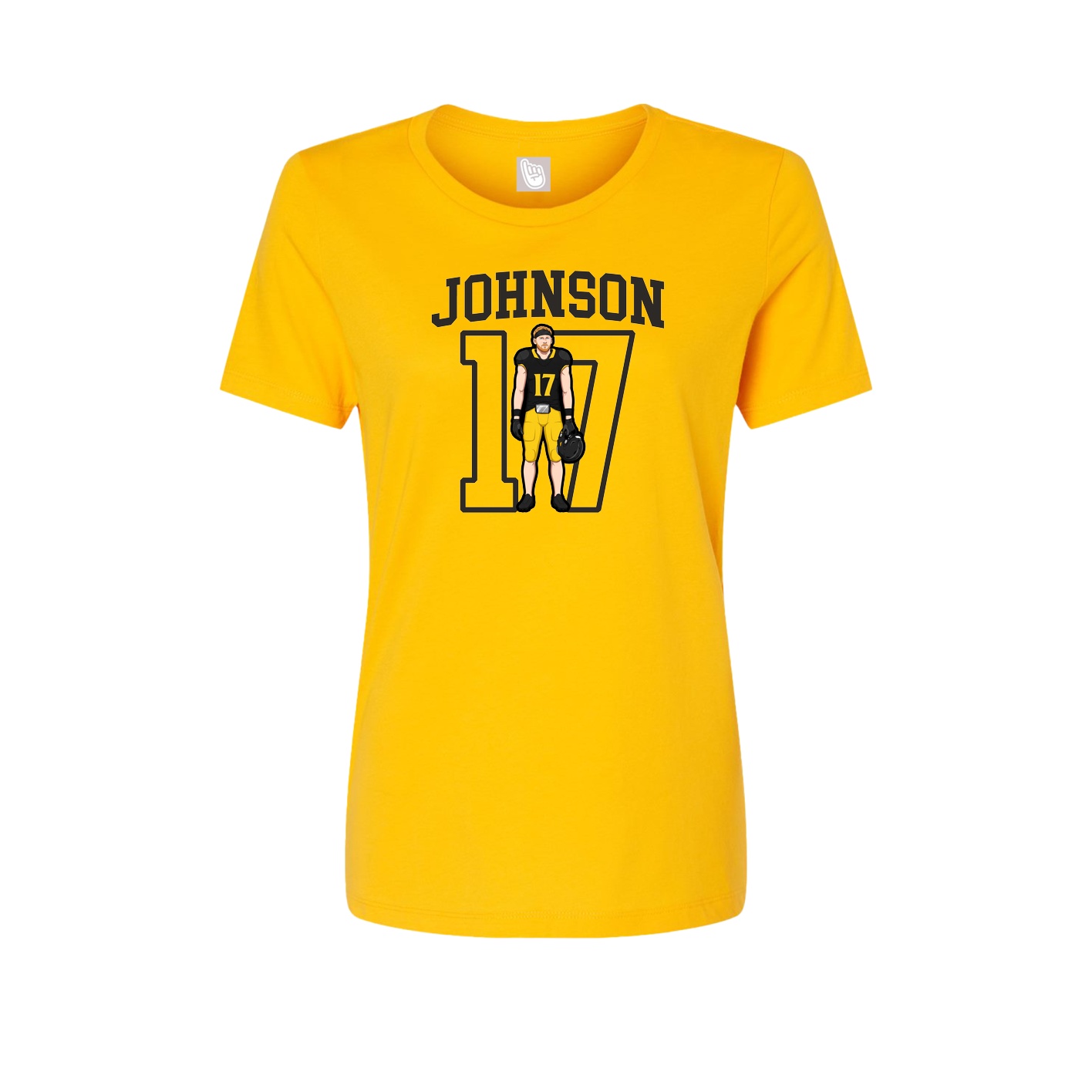 Fitted Women's Tee — Shirsey in Gold