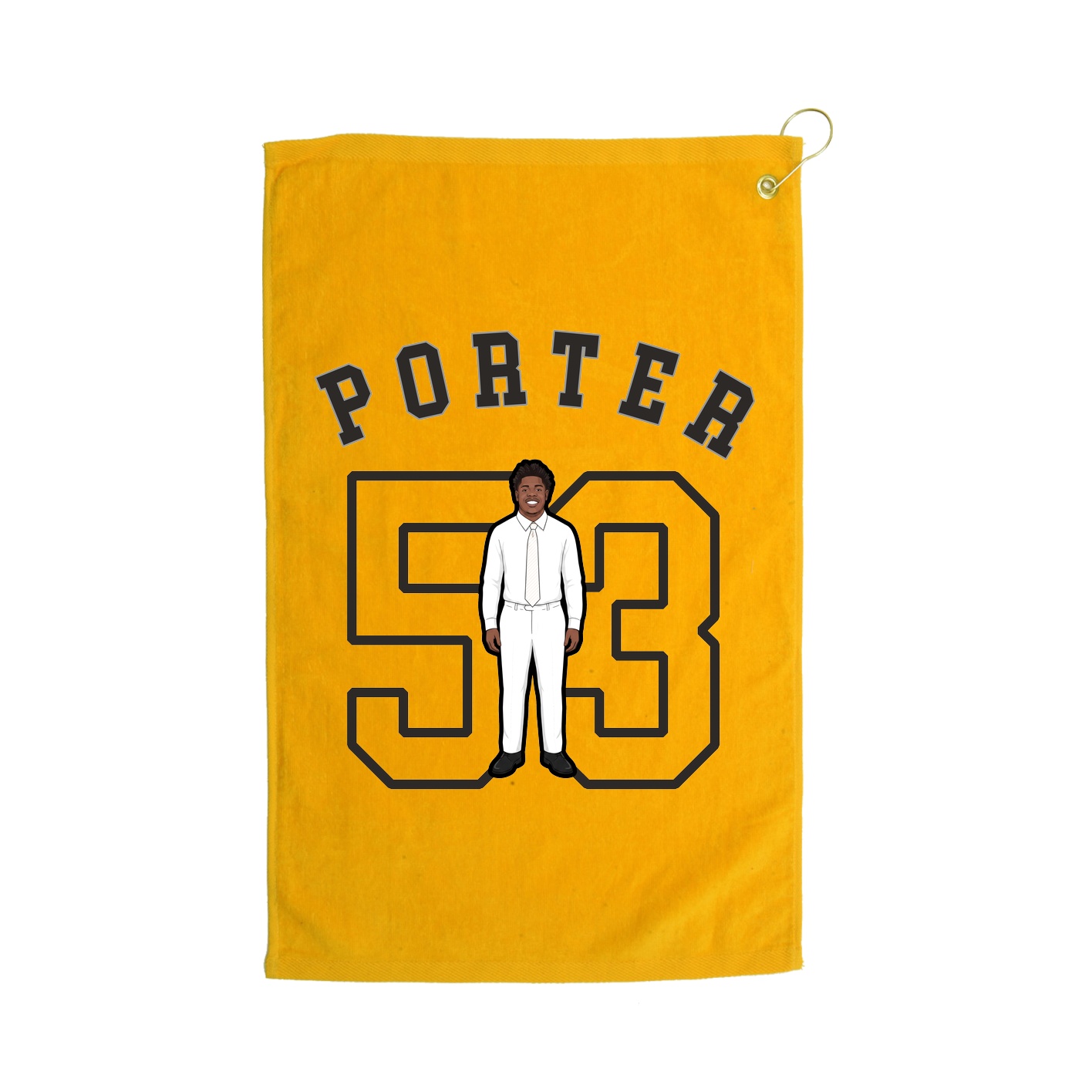 Golf Towel — Shirsey Arch in Gold