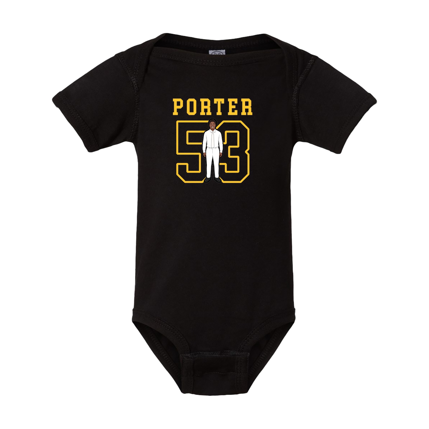 Baby Onesie — Shirsey in Black