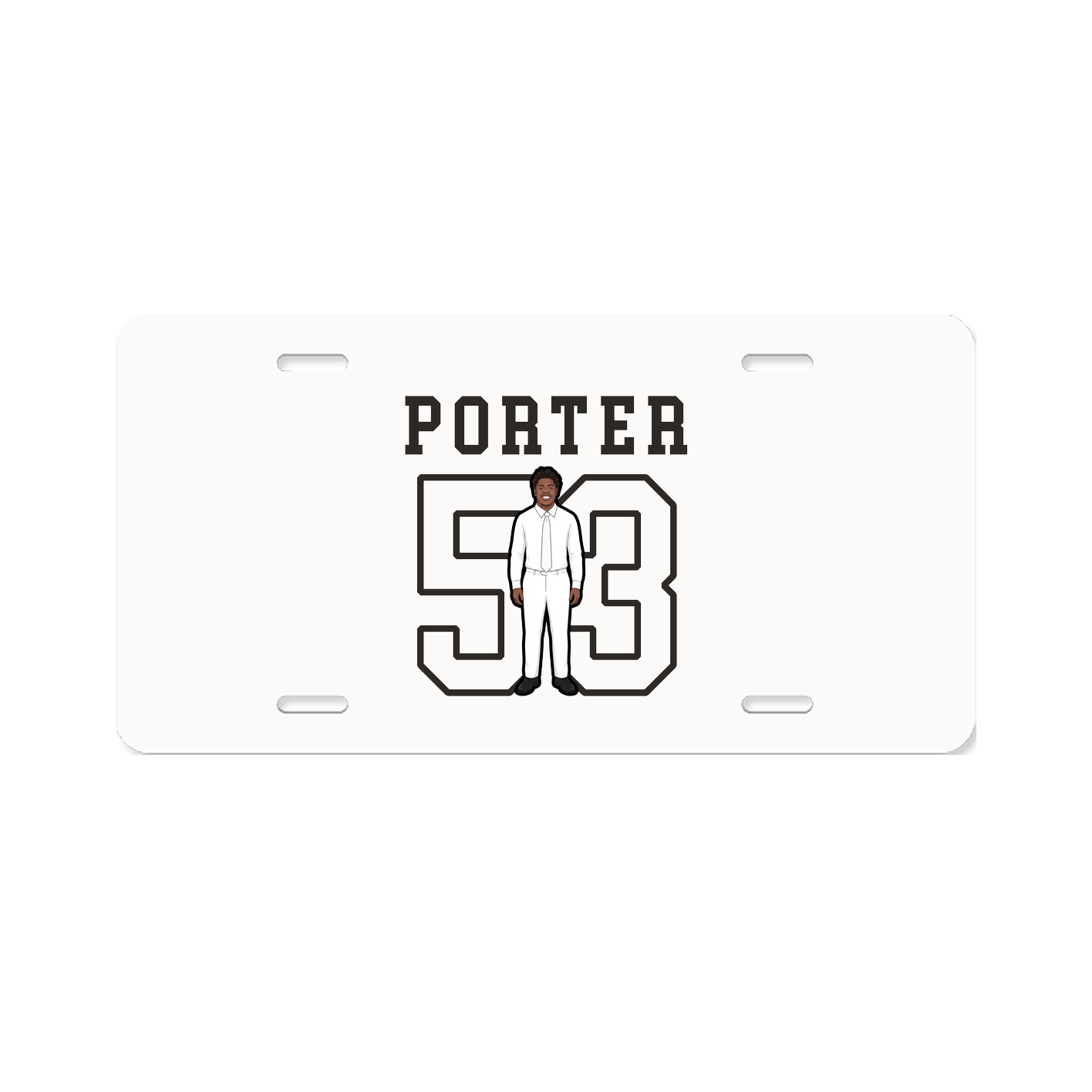 License Plate — Shirsey in Classic