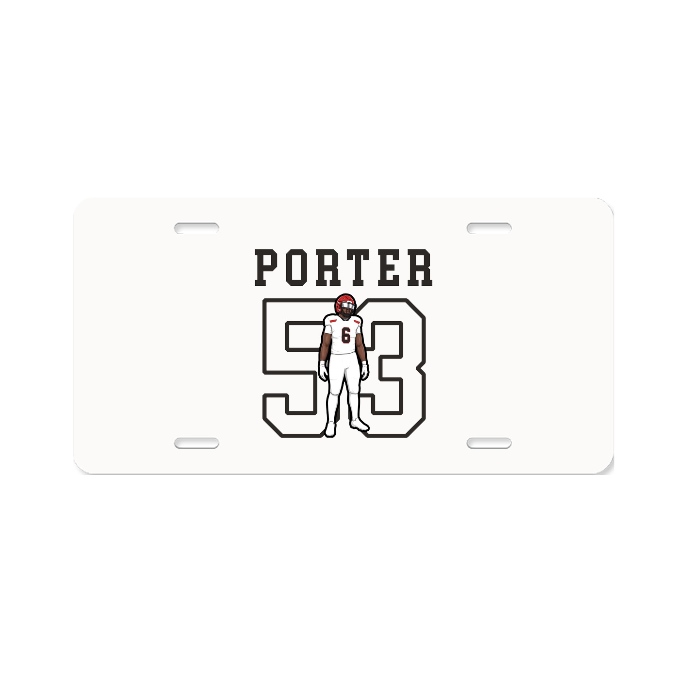 License Plate — Shirsey in Classic
