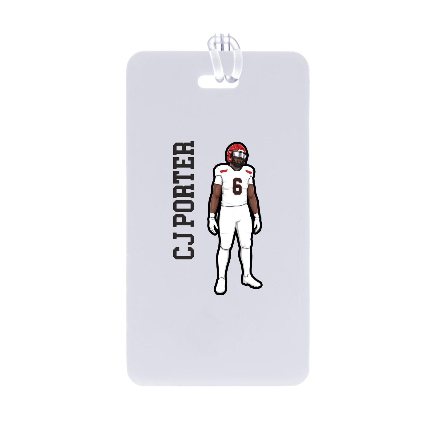 Bag Tag — Name Vertical in Classic