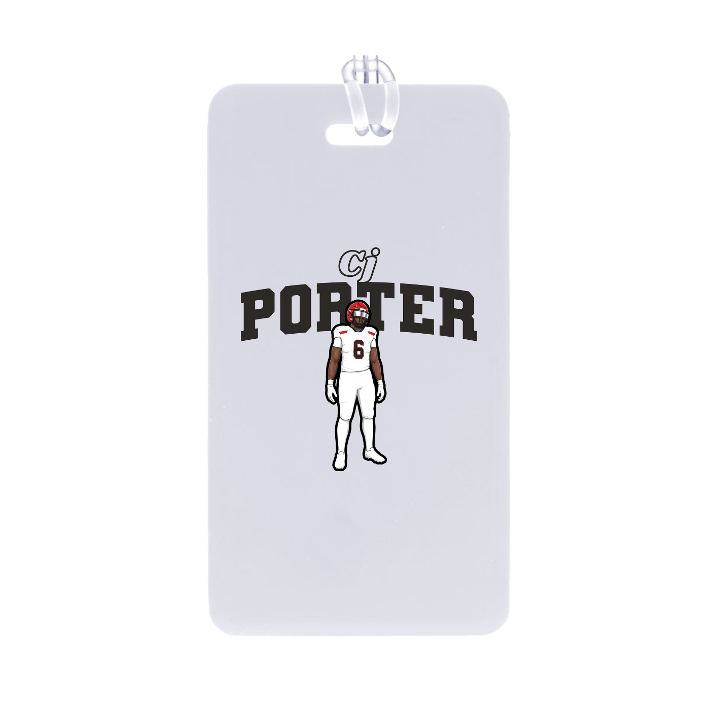 Bag Tag — Name Arch in Classic