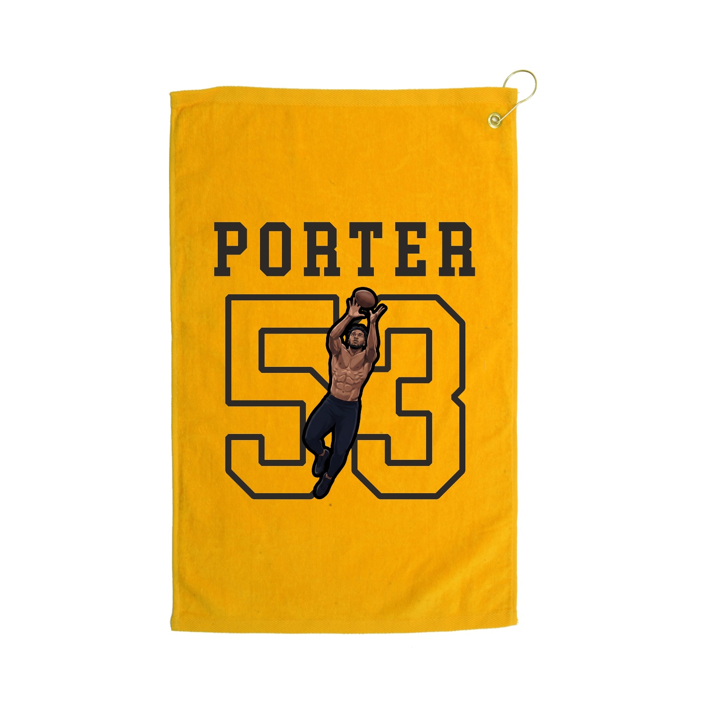 Golf Towel — Shirsey in Gold