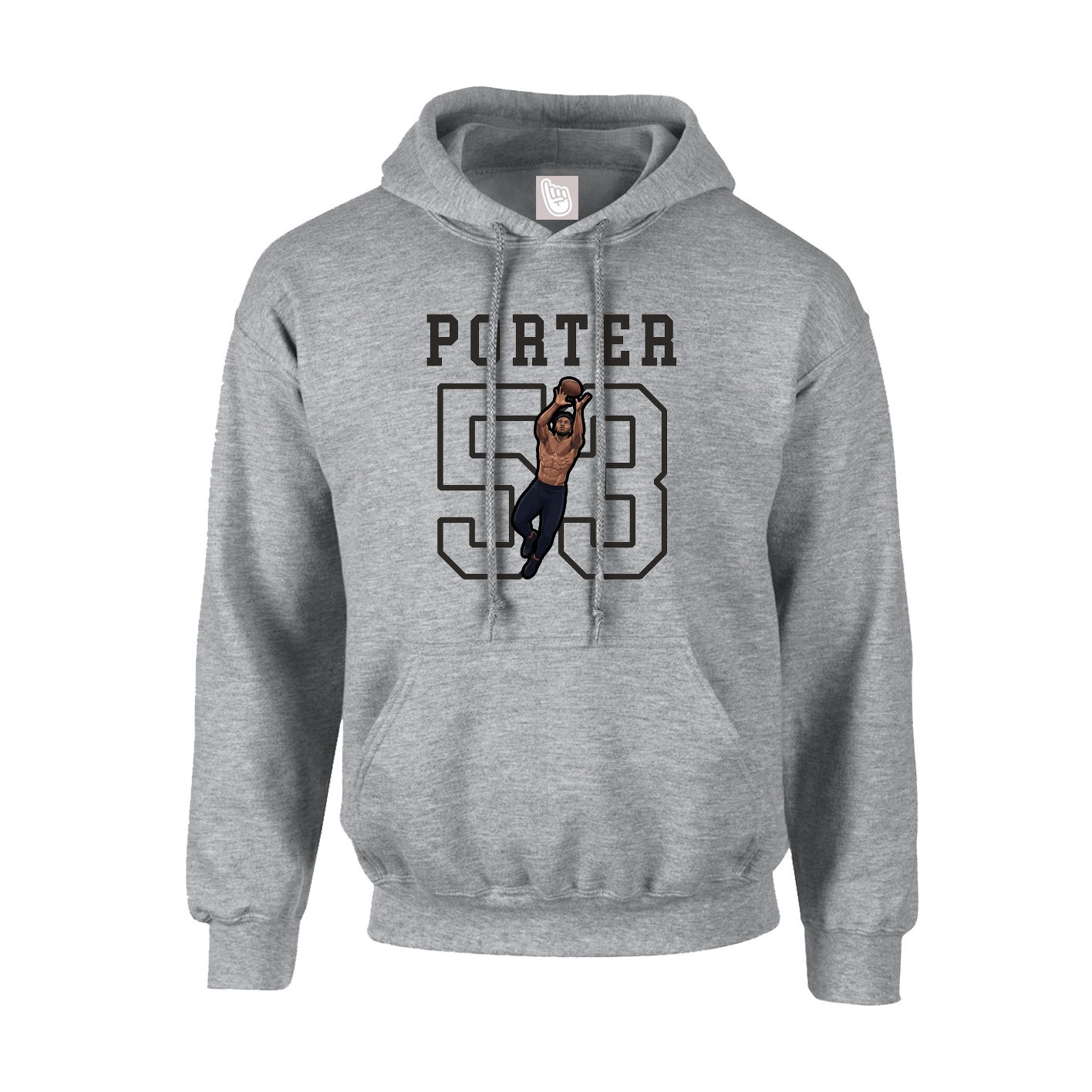 Hoodie — Shirsey in Grey