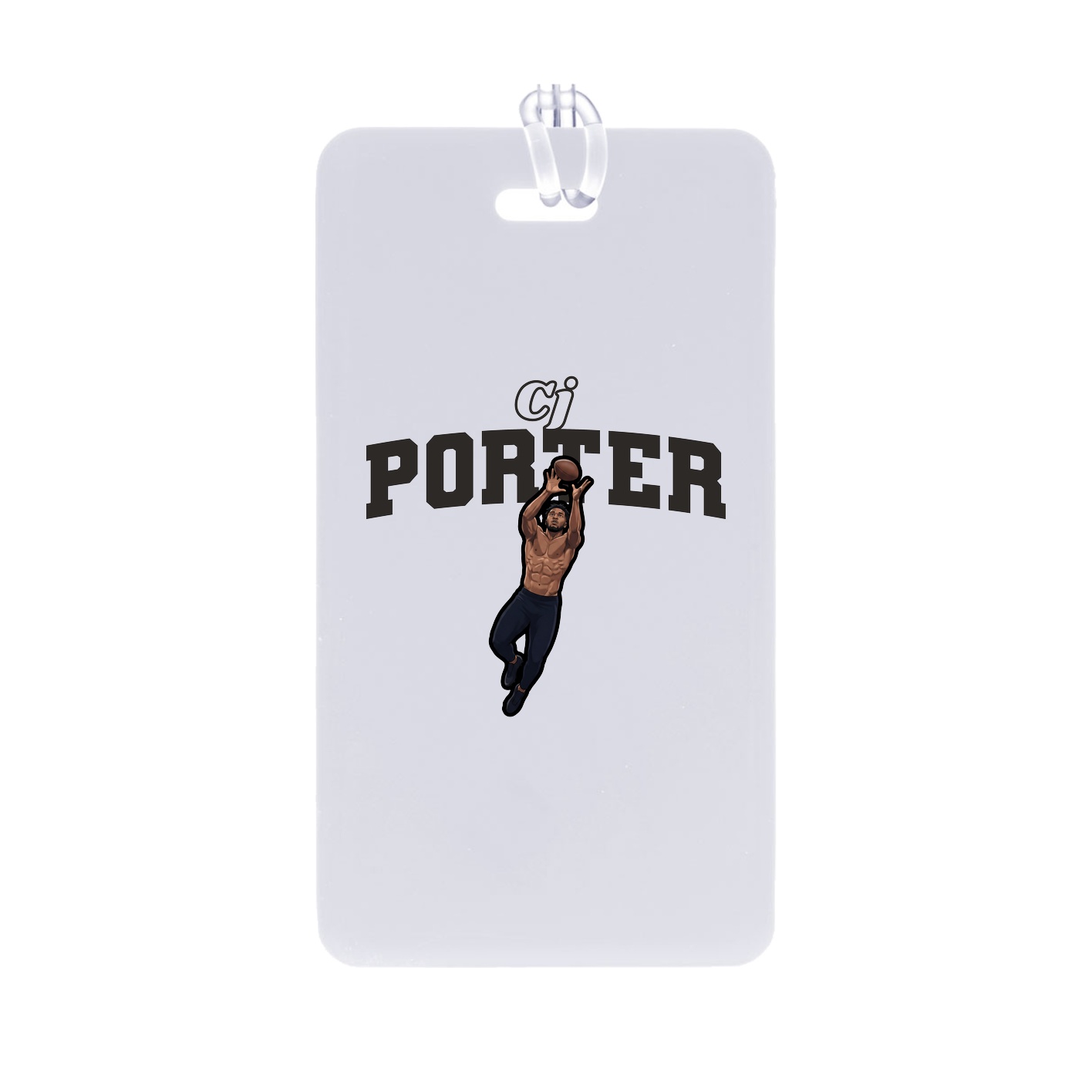 Bag Tag — Name Arch in Classic