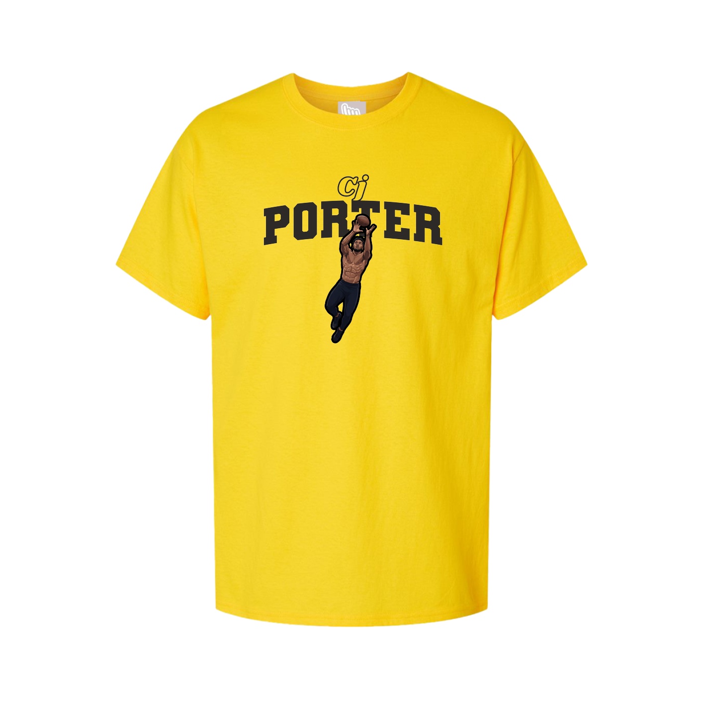 Youth Tee — Name Arch in Gold