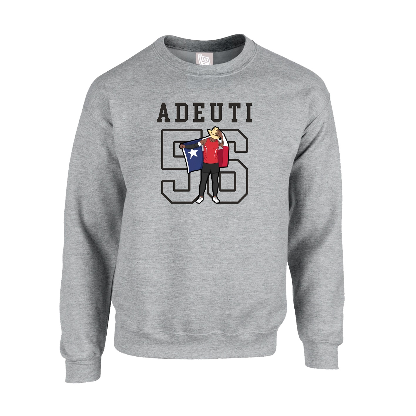 Fleece Crew — Shirsey in Grey