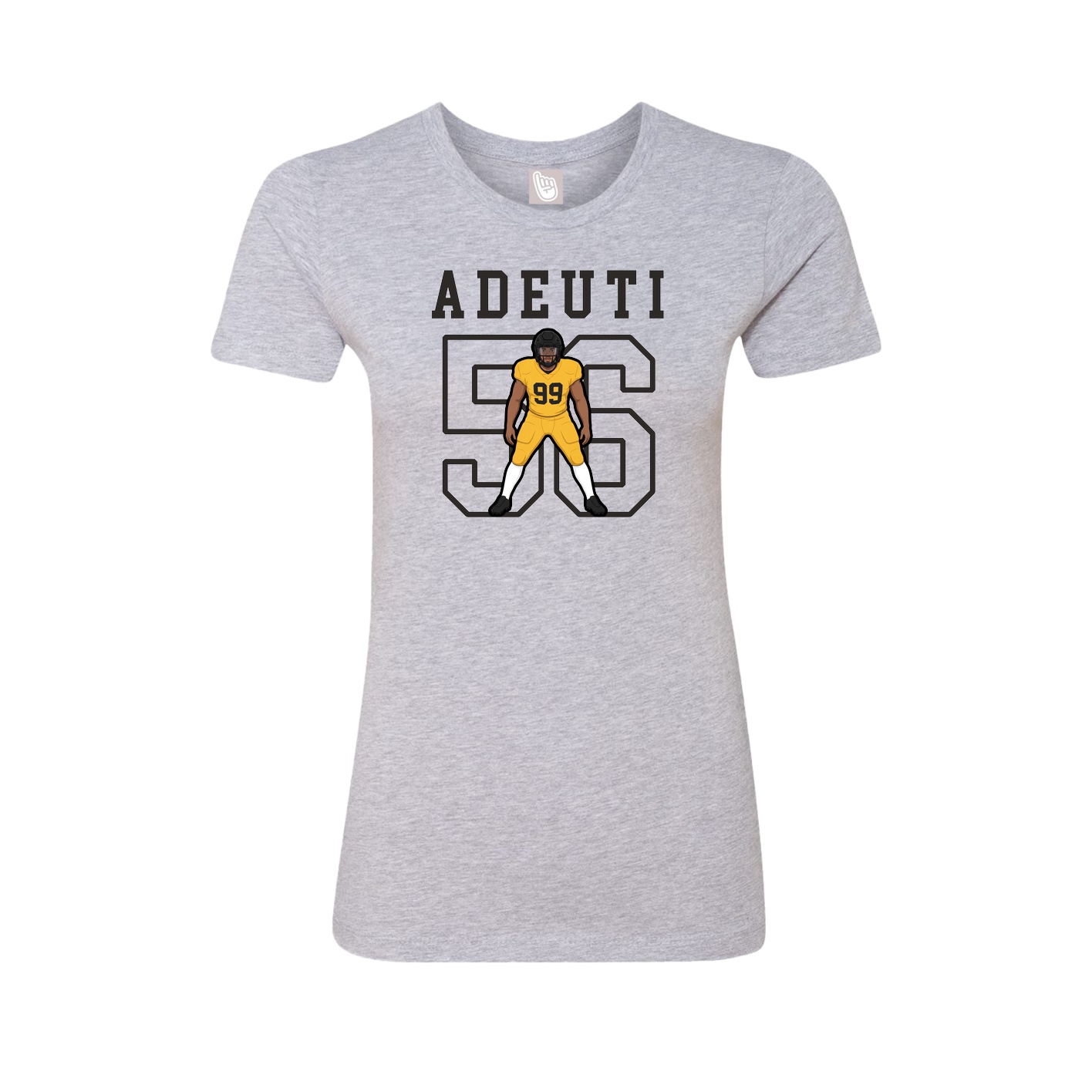 Fitted Women's Tee — Shirsey in Grey