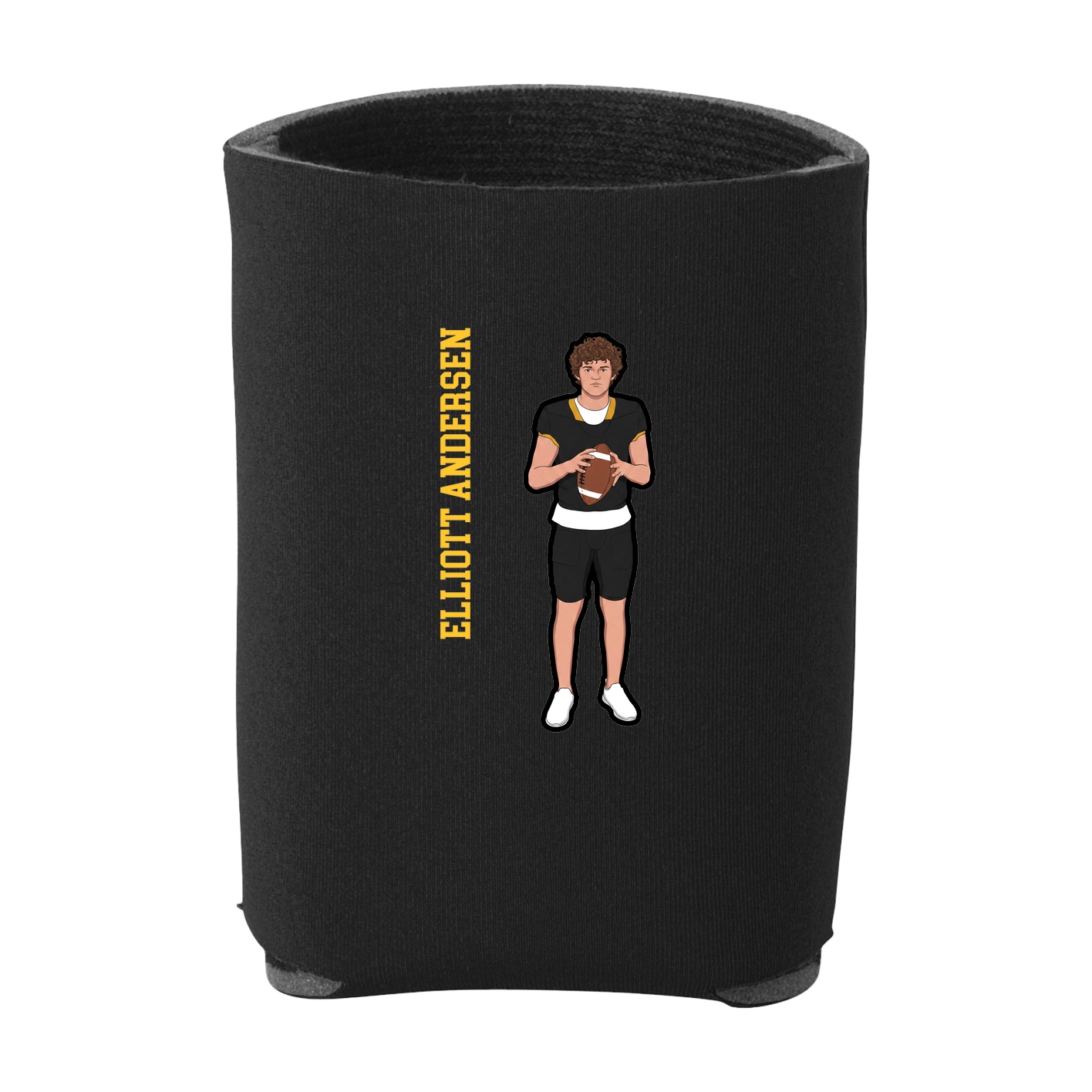 Can Holder — Name Vertical in Black