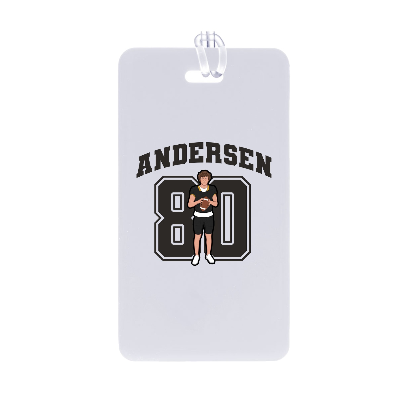 Bag Tag — Number in Classic
