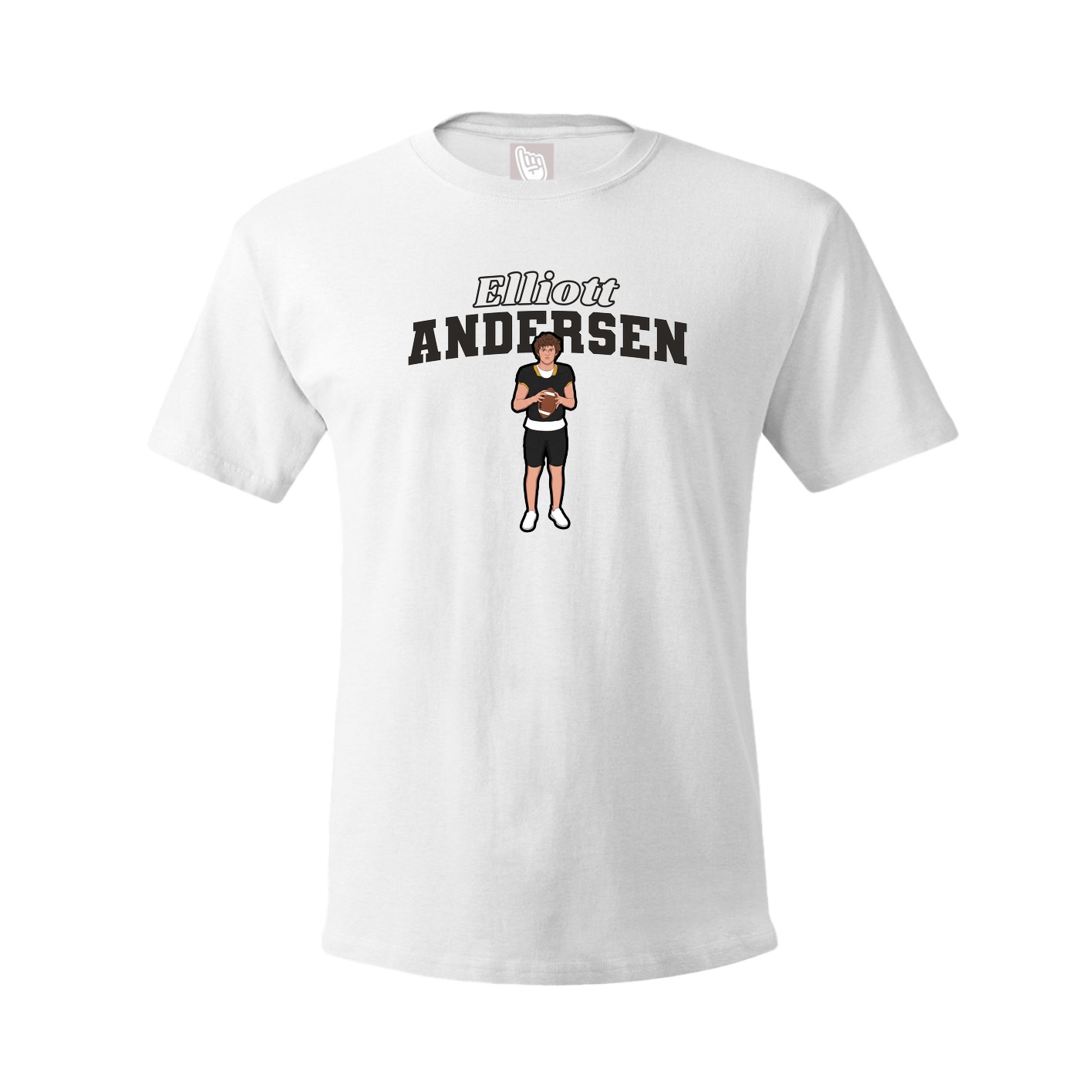 Tee — Name Arch in White