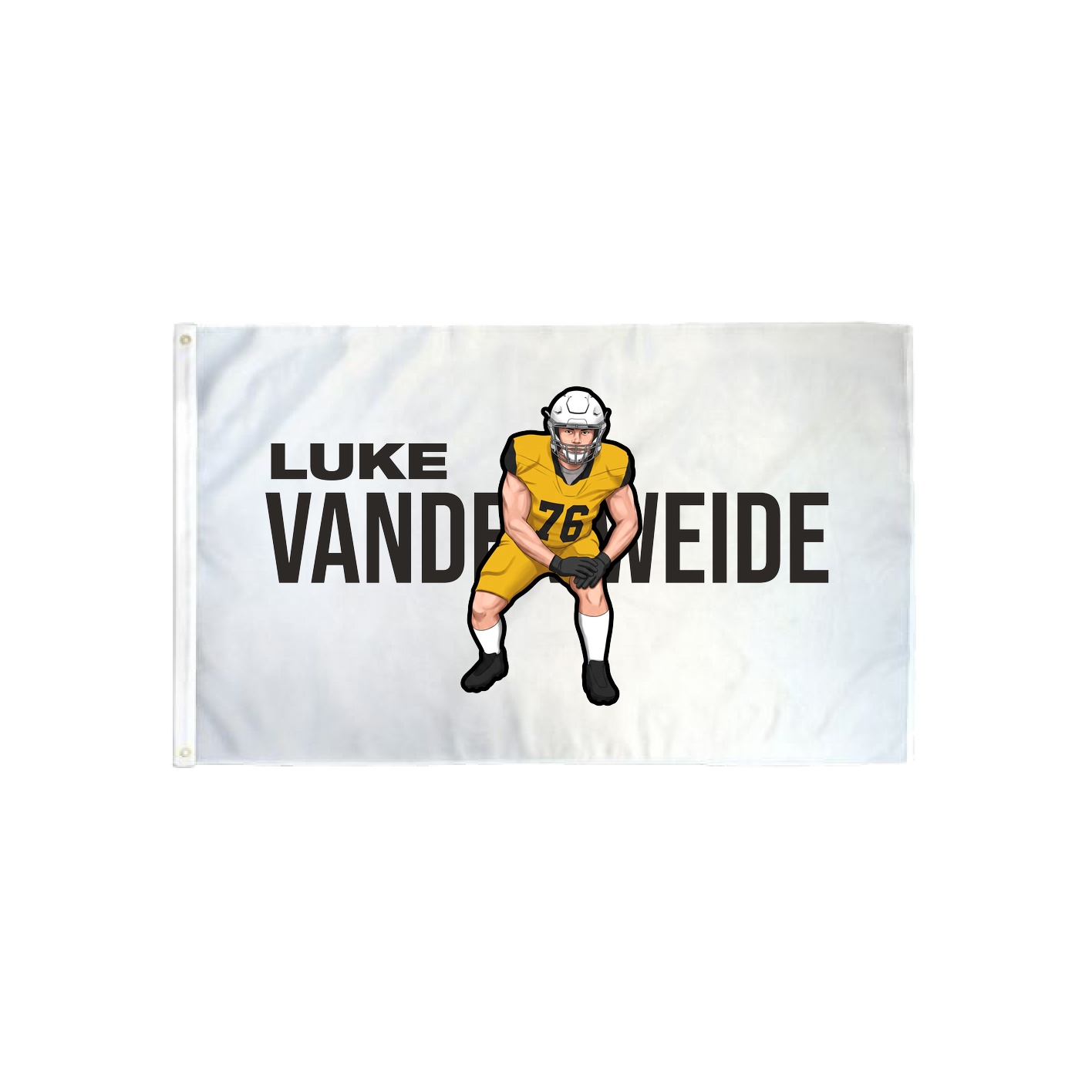 3x5 Flag — Player Name in Classic