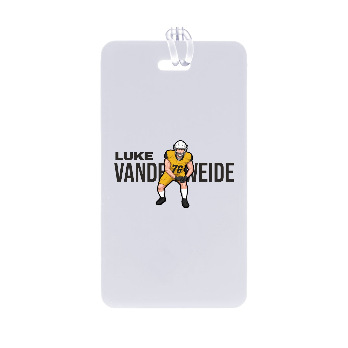 Bag Tag — Player Name in Classic