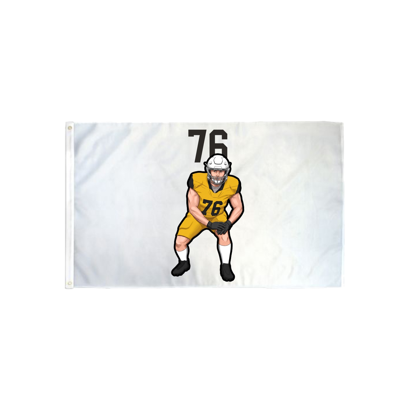 3x5 Flag — Number Top in Classic