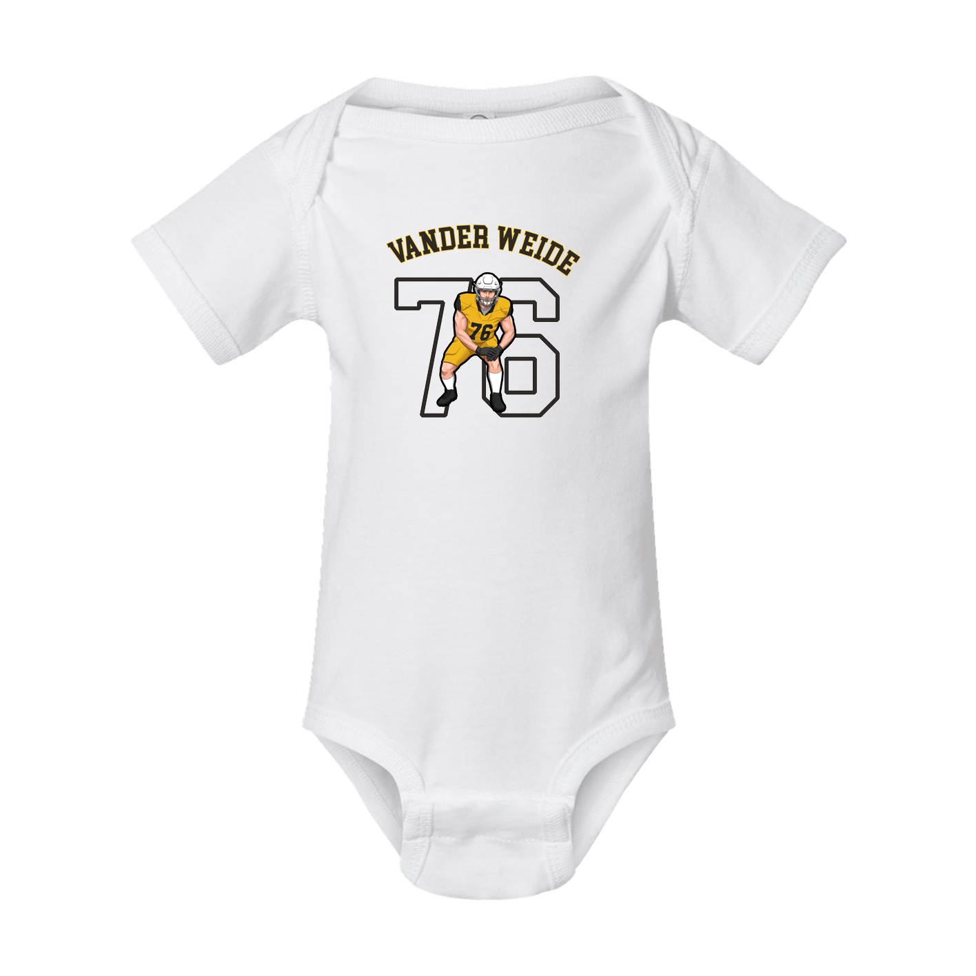 Baby Onesie — Shirsey Arch in White