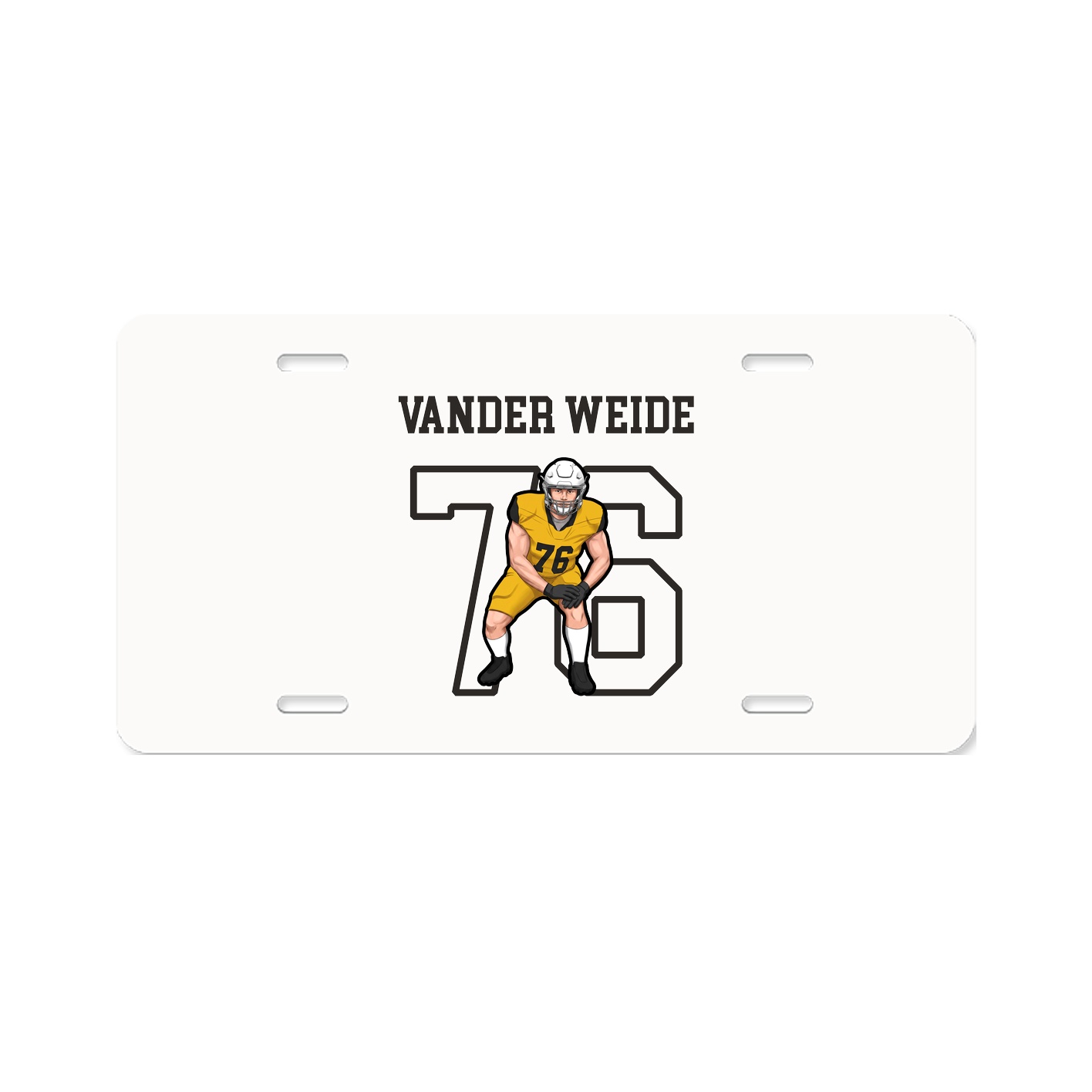License Plate — Shirsey in Classic