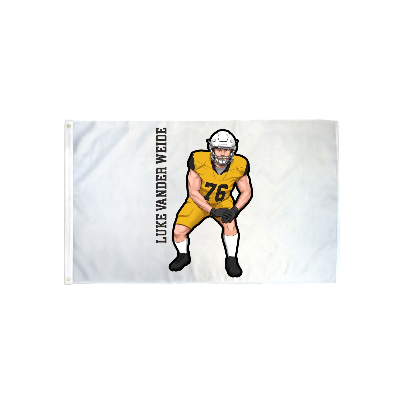 3x5 Flag — Name Vertical in Classic