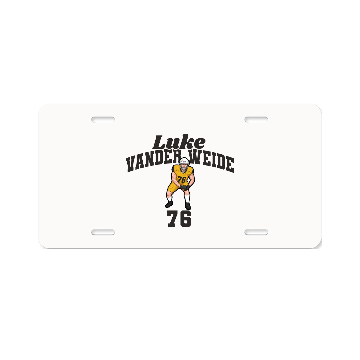 License Plate — Signature Arch in Classic