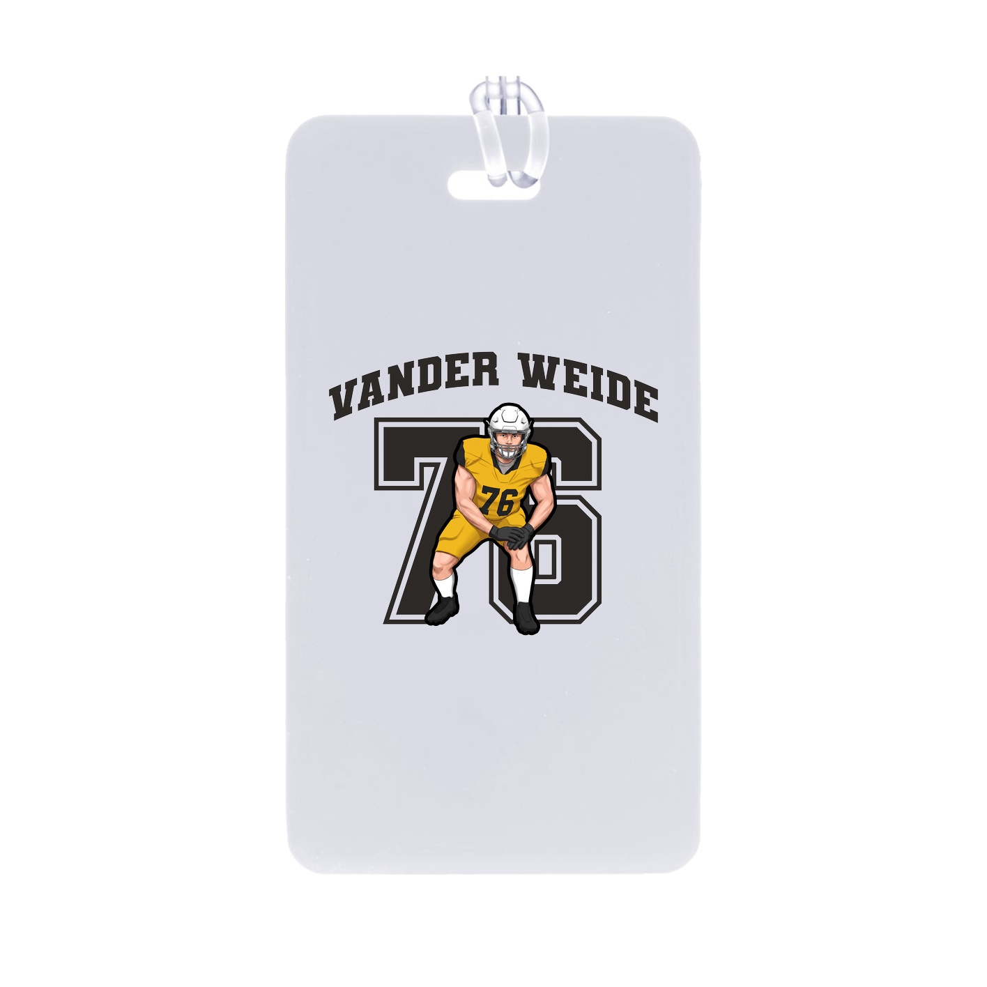 Bag Tag — Number in Classic