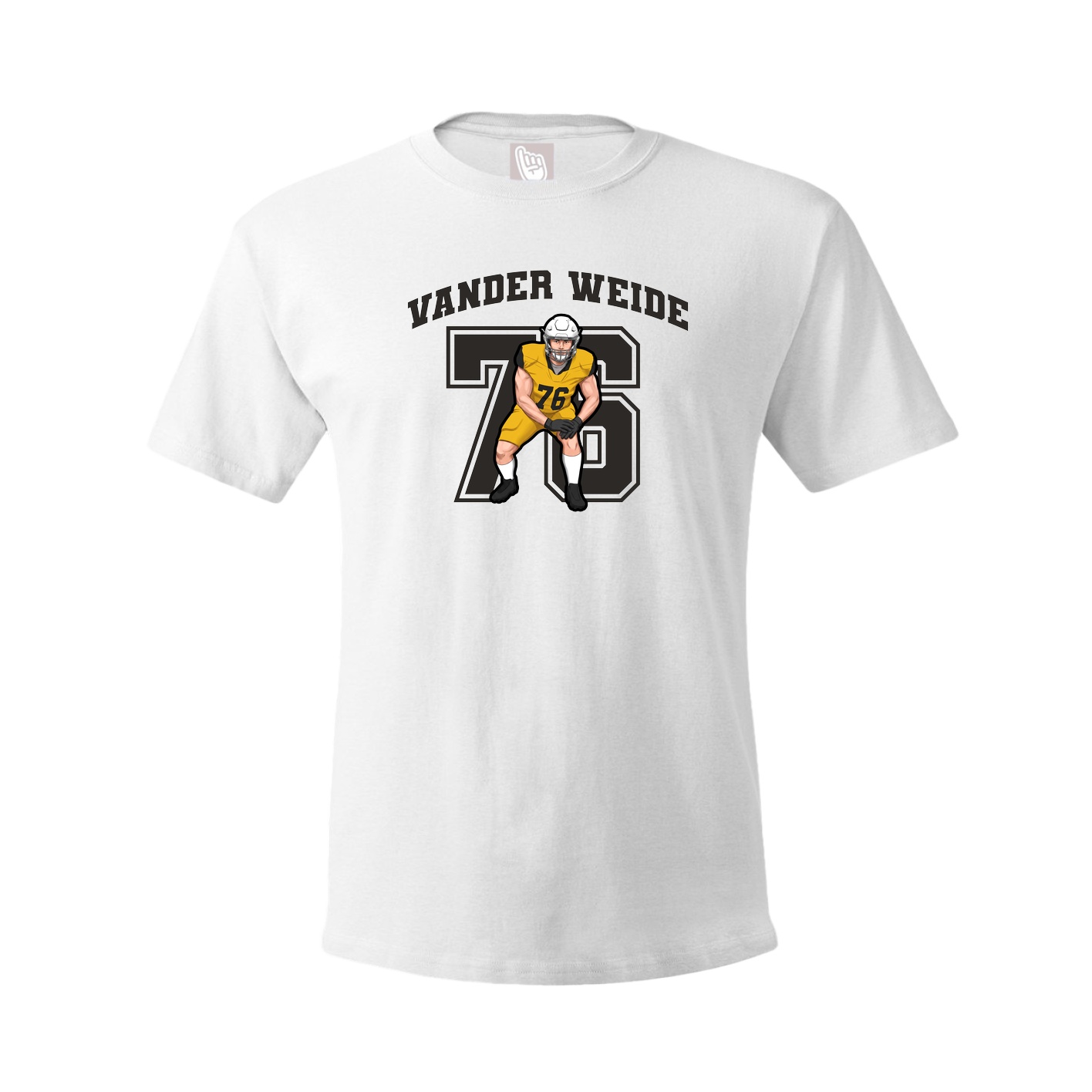 Tee — Number in White