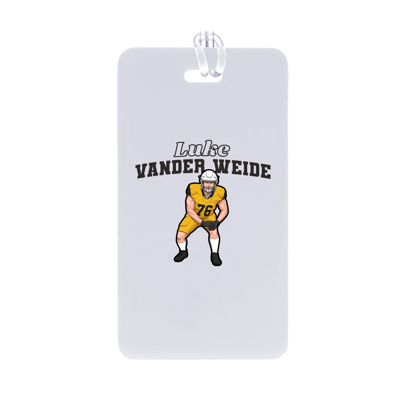 Bag Tag — Name Arch in Classic