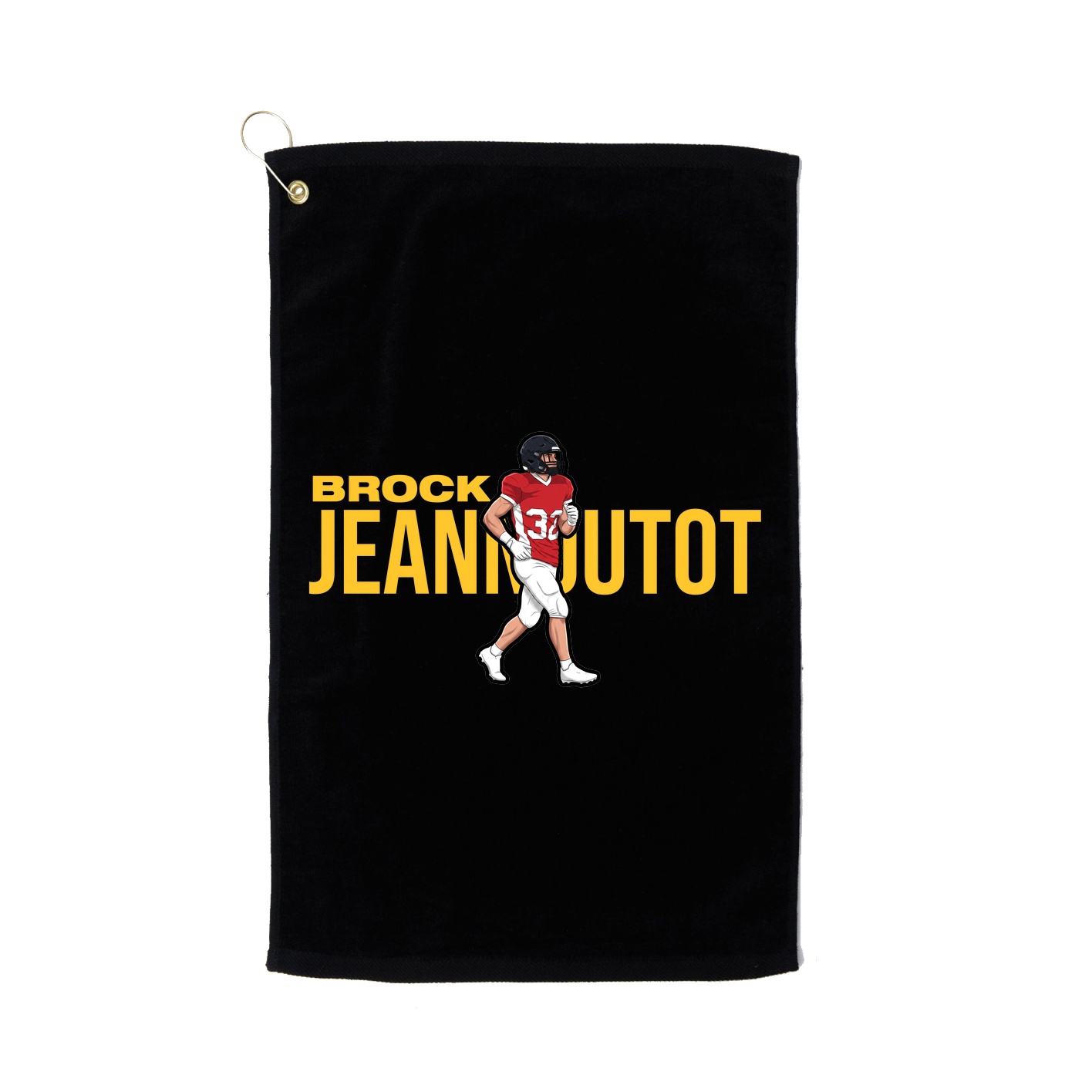Golf Towel — Player Name in Black
